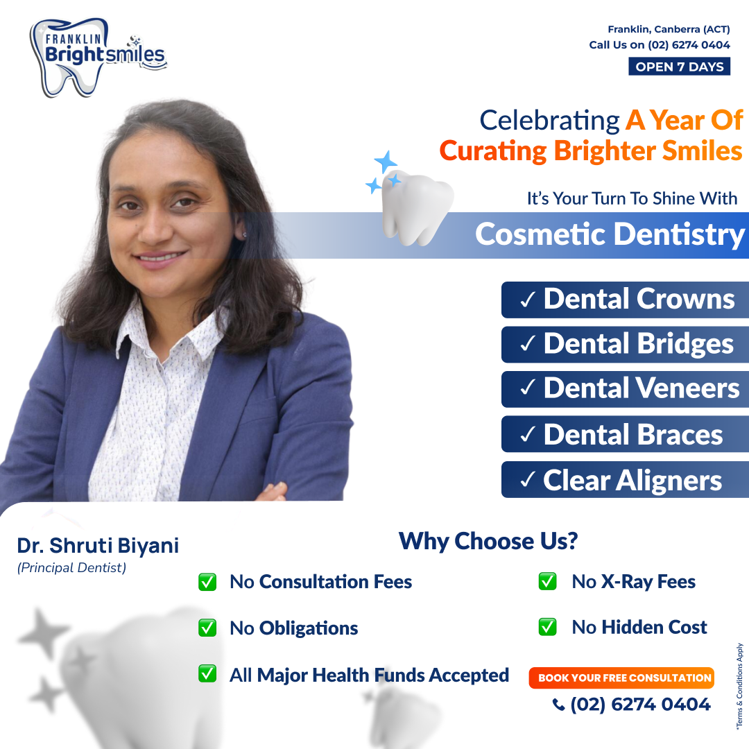 Franklin Bright Smiles Facebook ad: Limited-Time Offer on Cosmetic Dental Procedures-Dental…