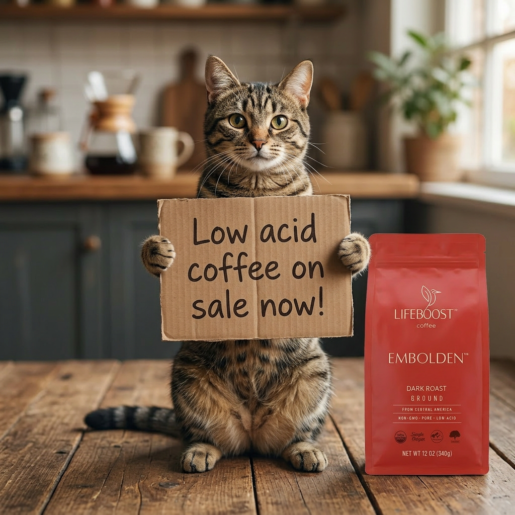 Lifeboost Coffee Facebook ad