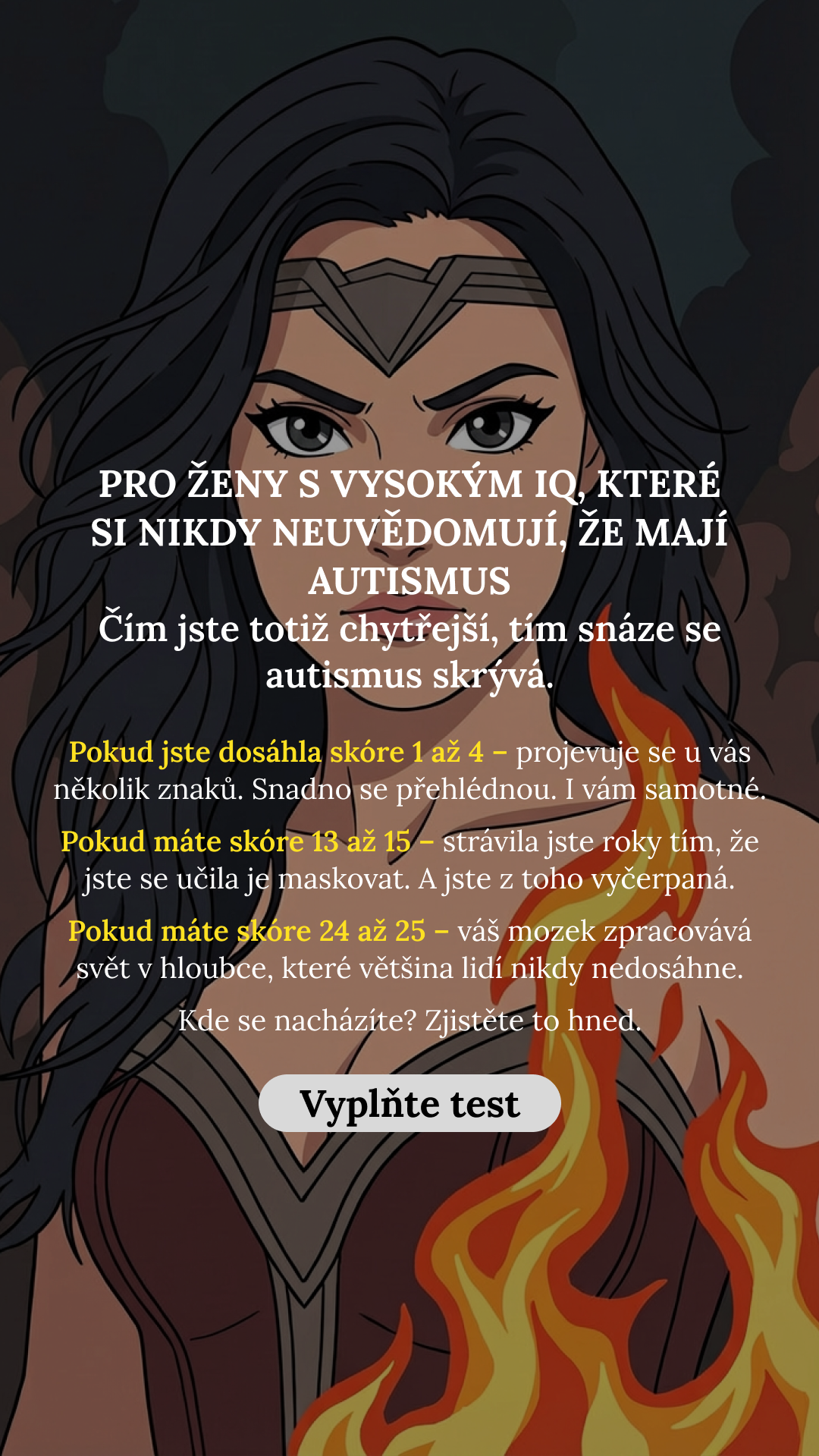 Free International IQ Test Facebook ad