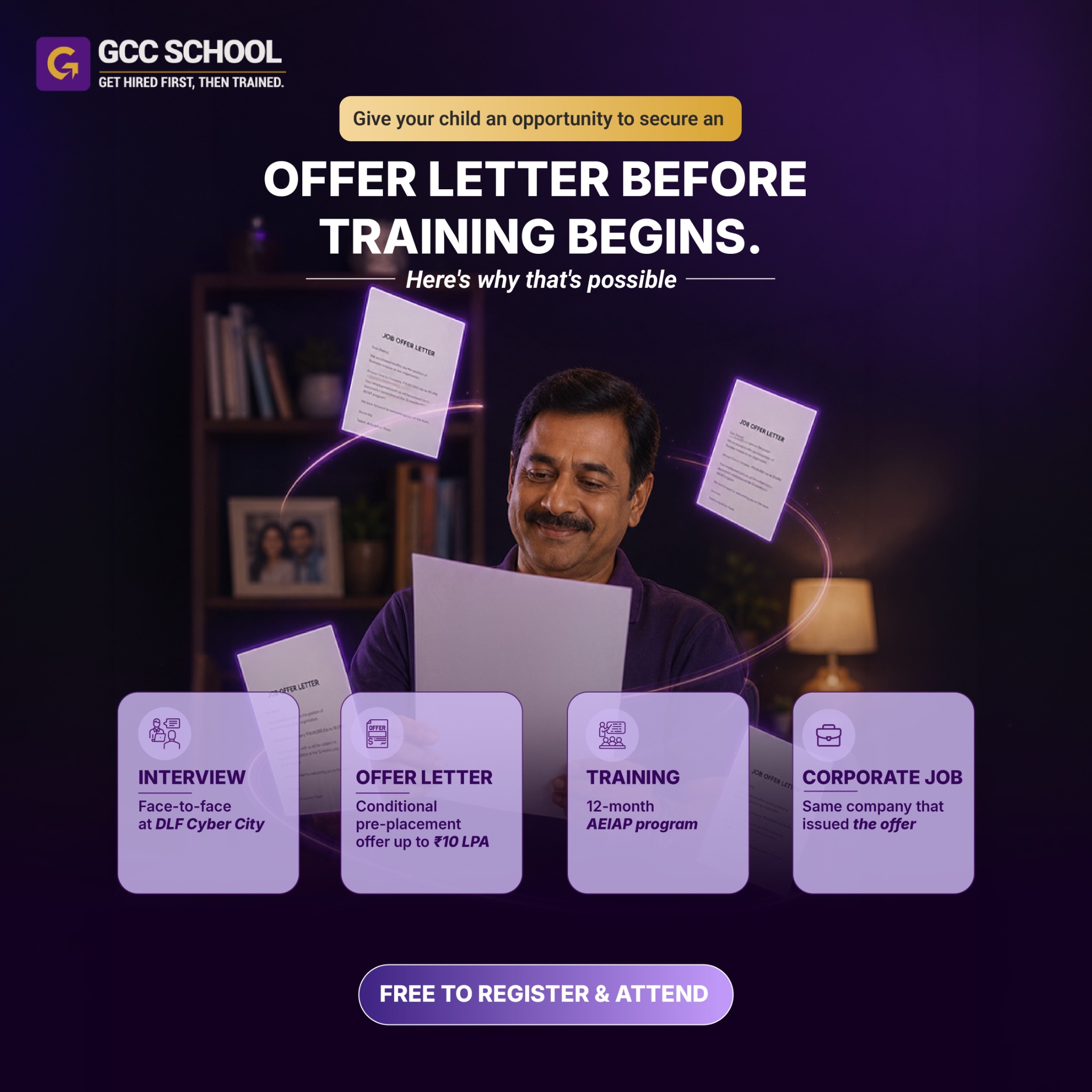 GCC School Facebook ad: Give Your Child Career Clarity