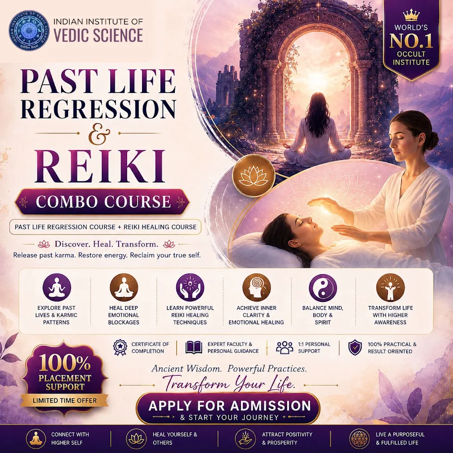 IIVS - Indian Institute Of Vedic Science Facebook ad: Master 2 Healing Modalities at the Price of 1