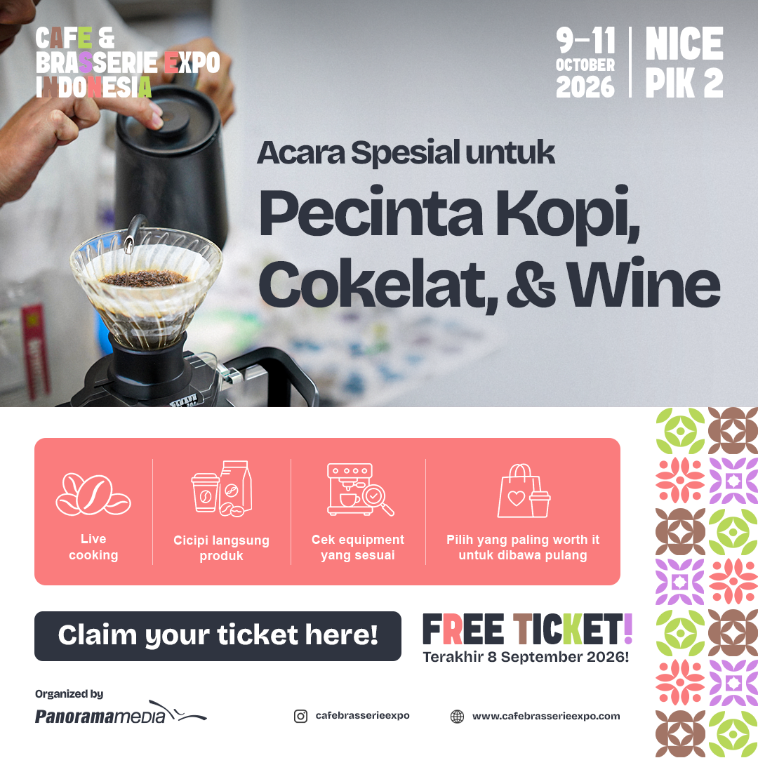 Cafe & Brasserie Expo Facebook ad: The 9th Edition of Cafe & Brasserie Expo (CBE) Indonesia