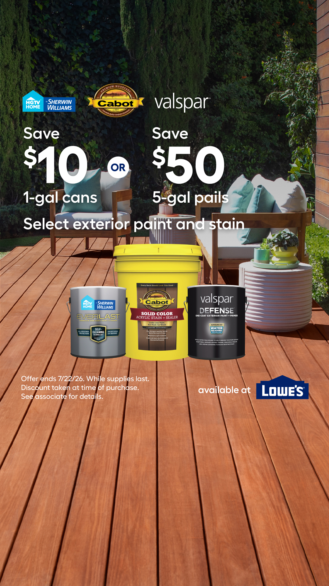 Lowe's Home Improvement Facebook ad