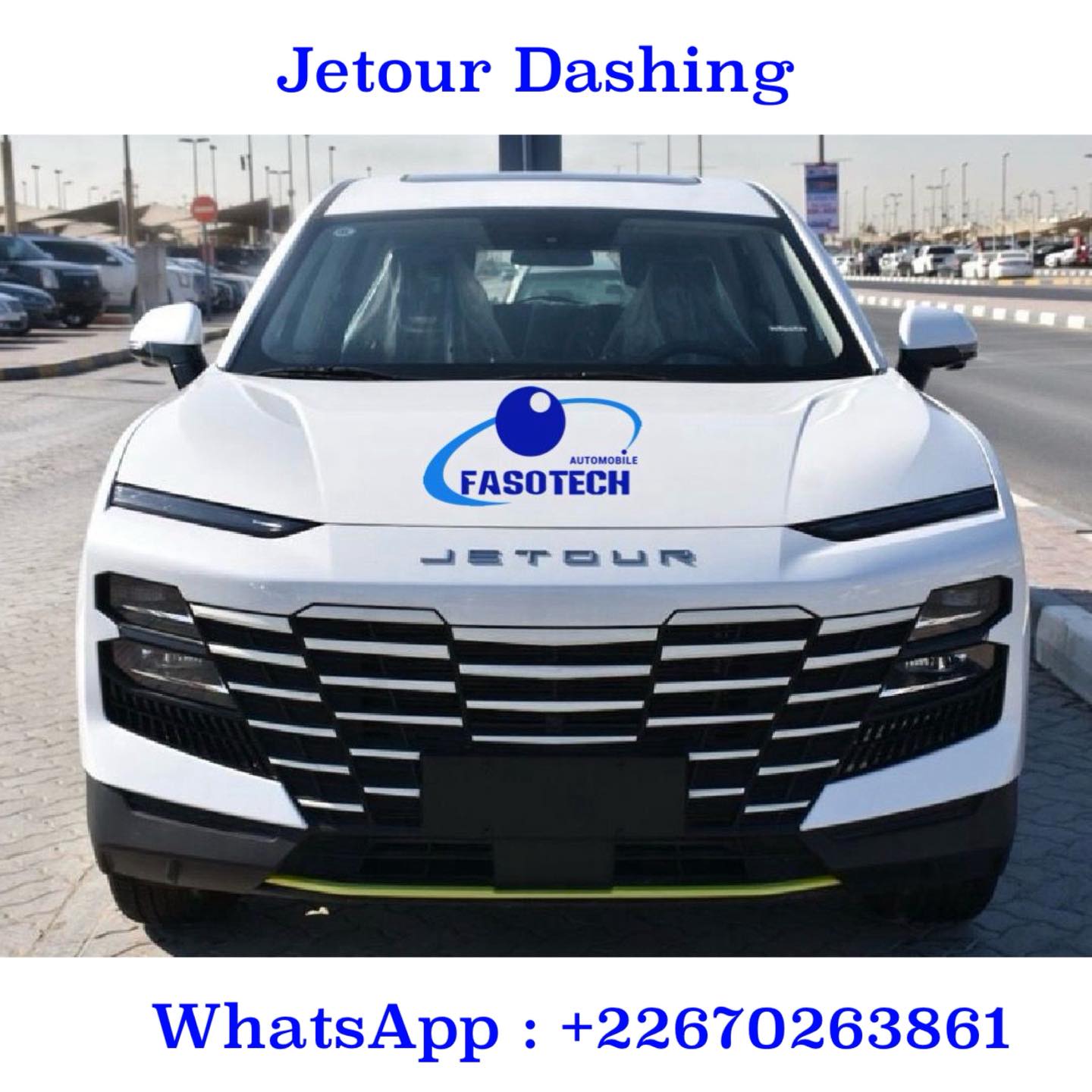 Fasotech Automobile Facebook ad: JETOUR SUR COMMANDE CHEZ FASOTECH AUTOMOBILE