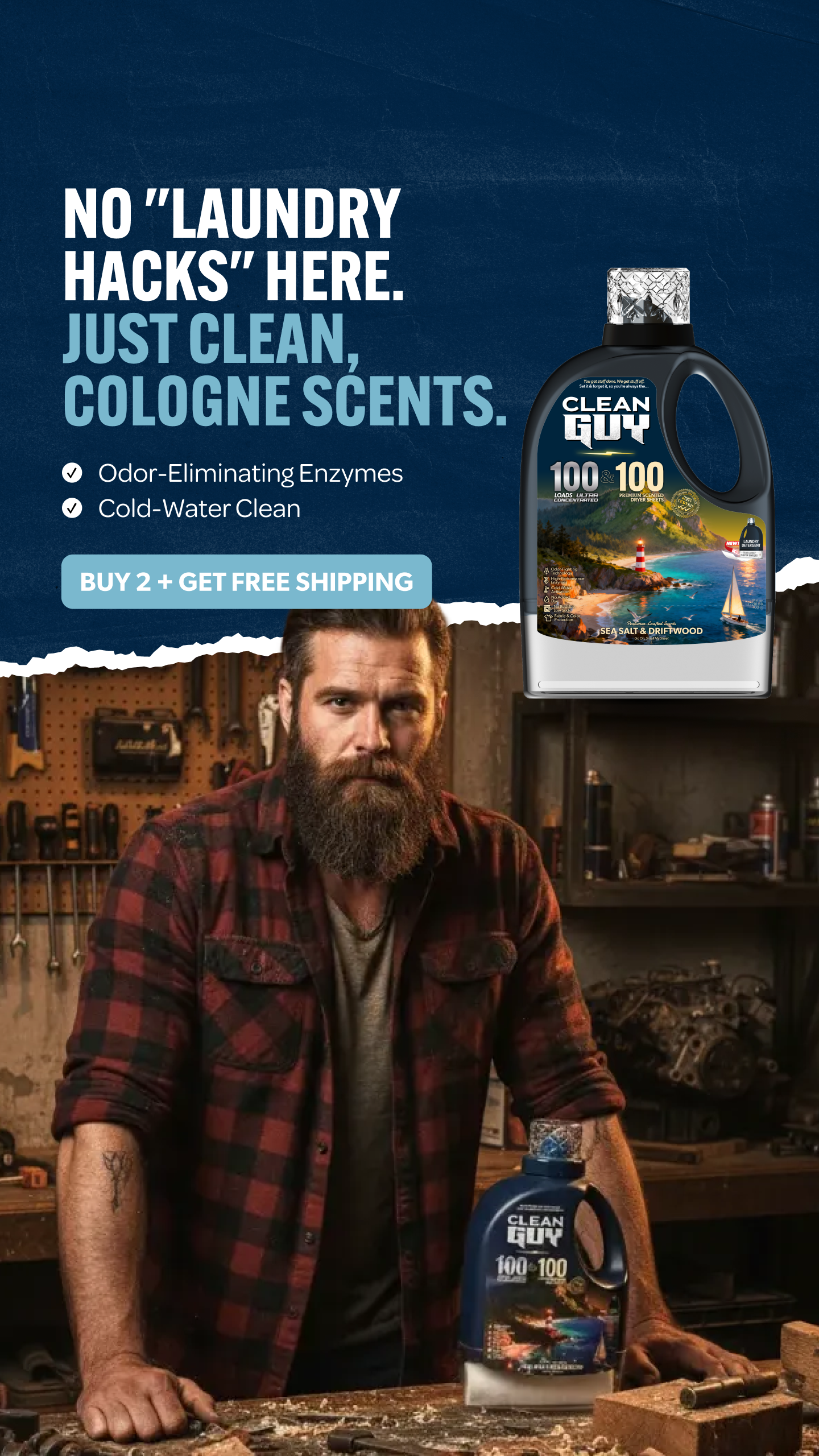 Clean Guy Facebook ad