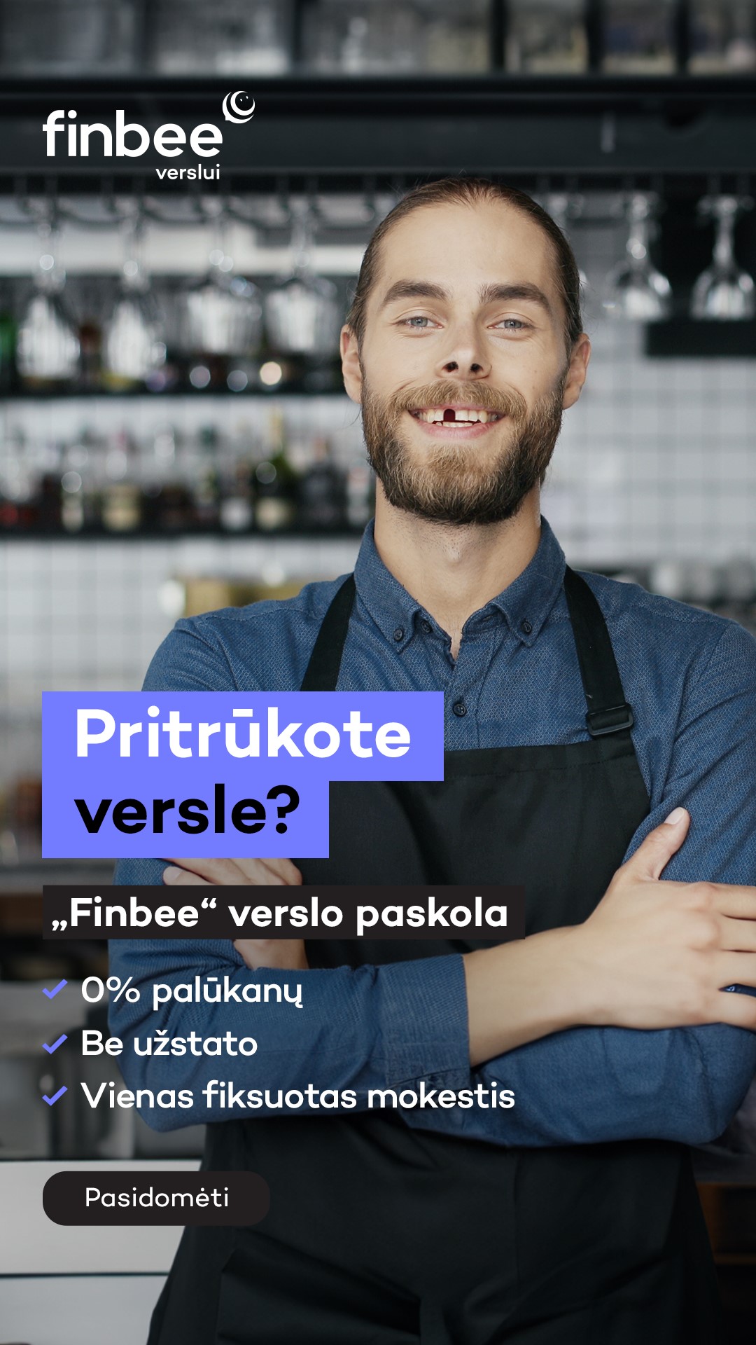 Finbee Verslui Facebook ad