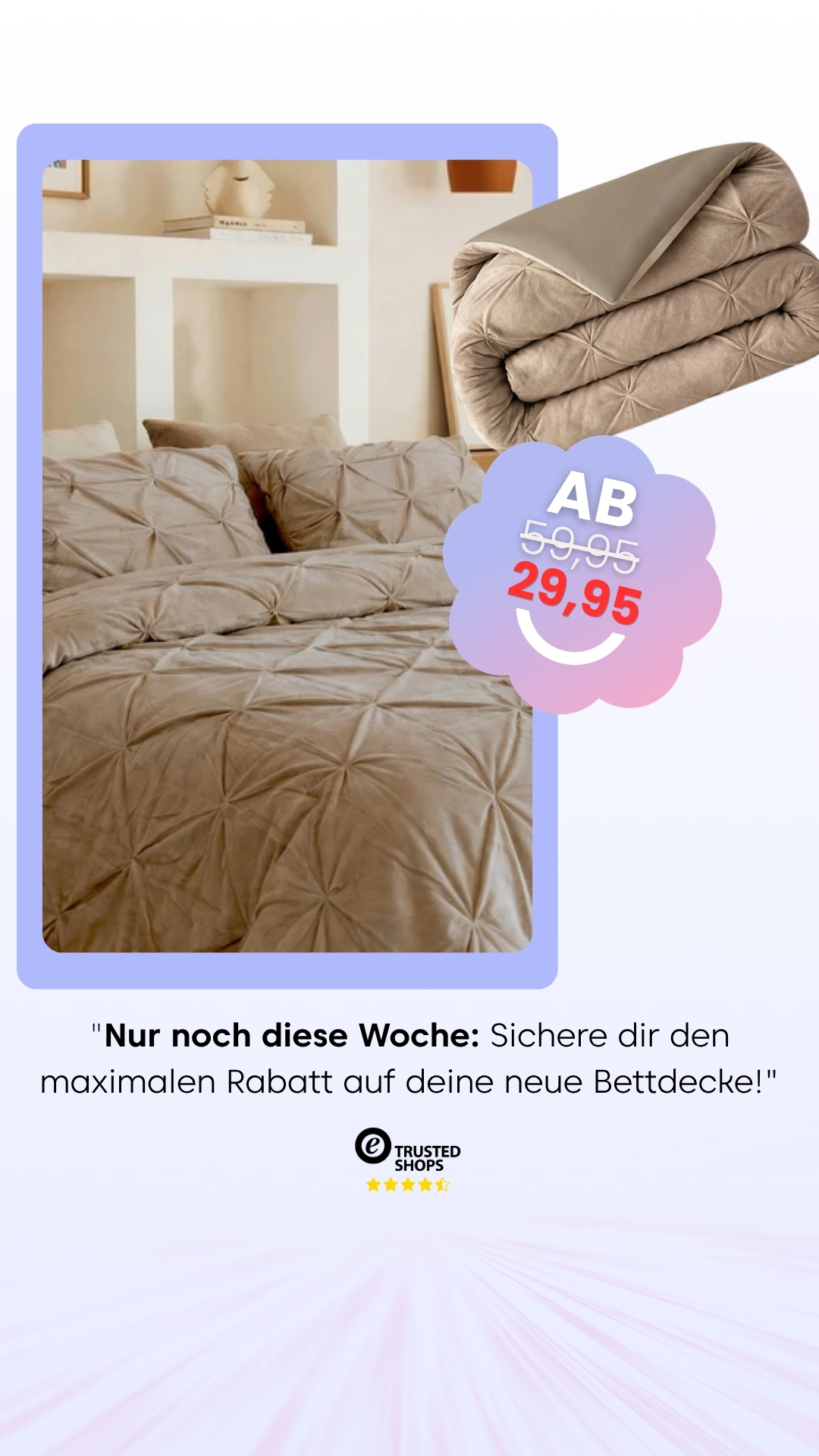 Thehappybed.de Facebook ad