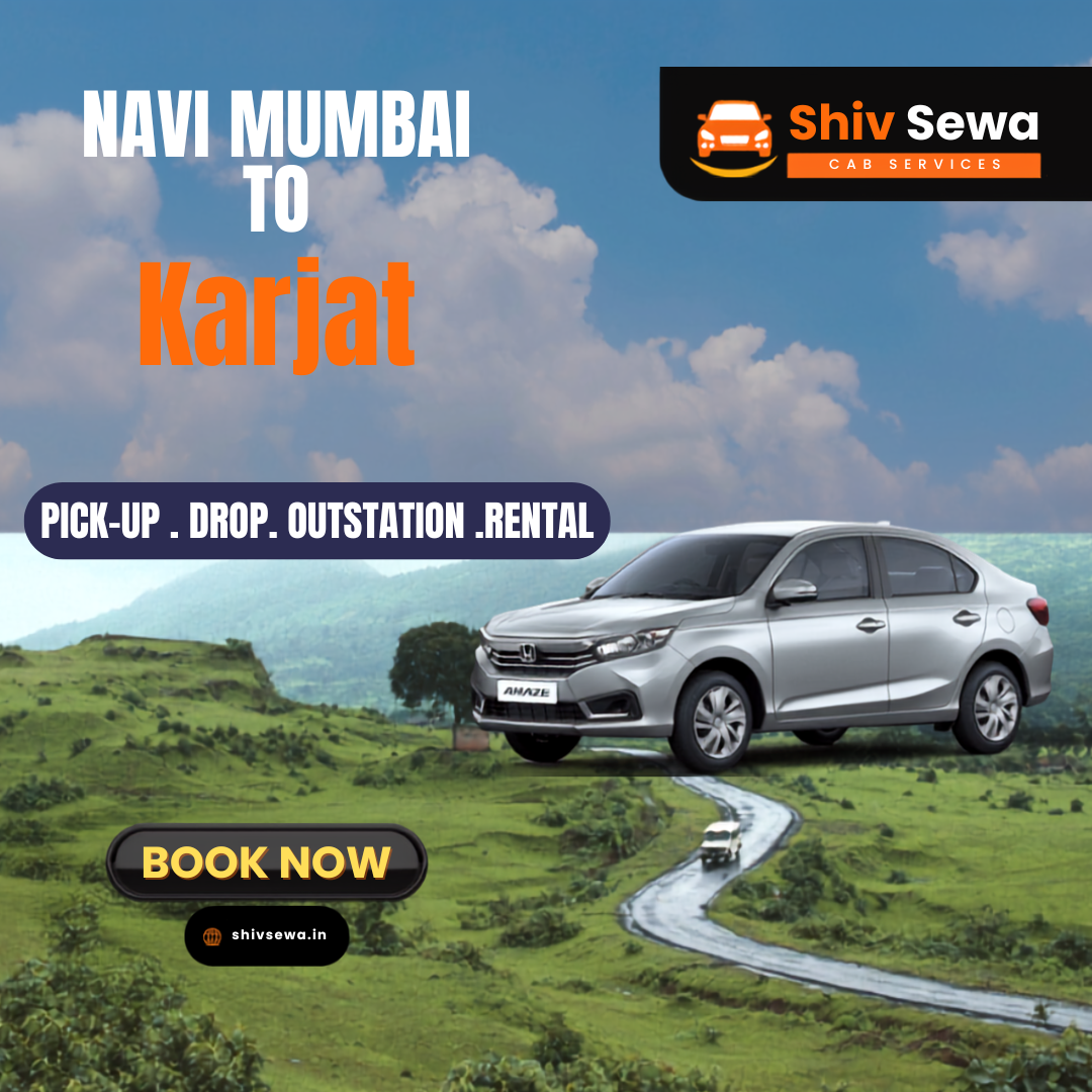 Shiv Sewa Cab Services Facebook ad: Reliable outstation cabs from Navi Mumbai.