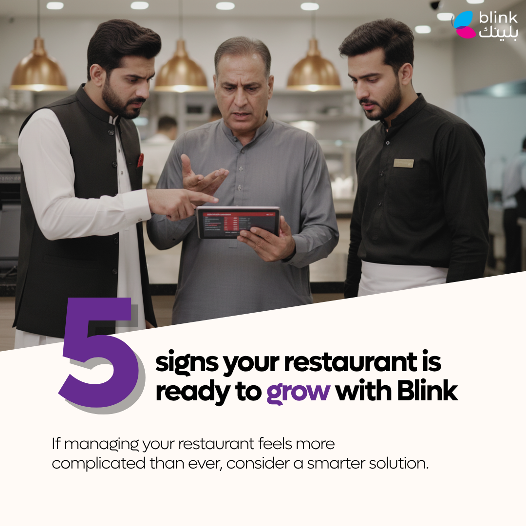 Blink Co Technologies Facebook ad: If your restaurant is growing fast, Blink keeps…