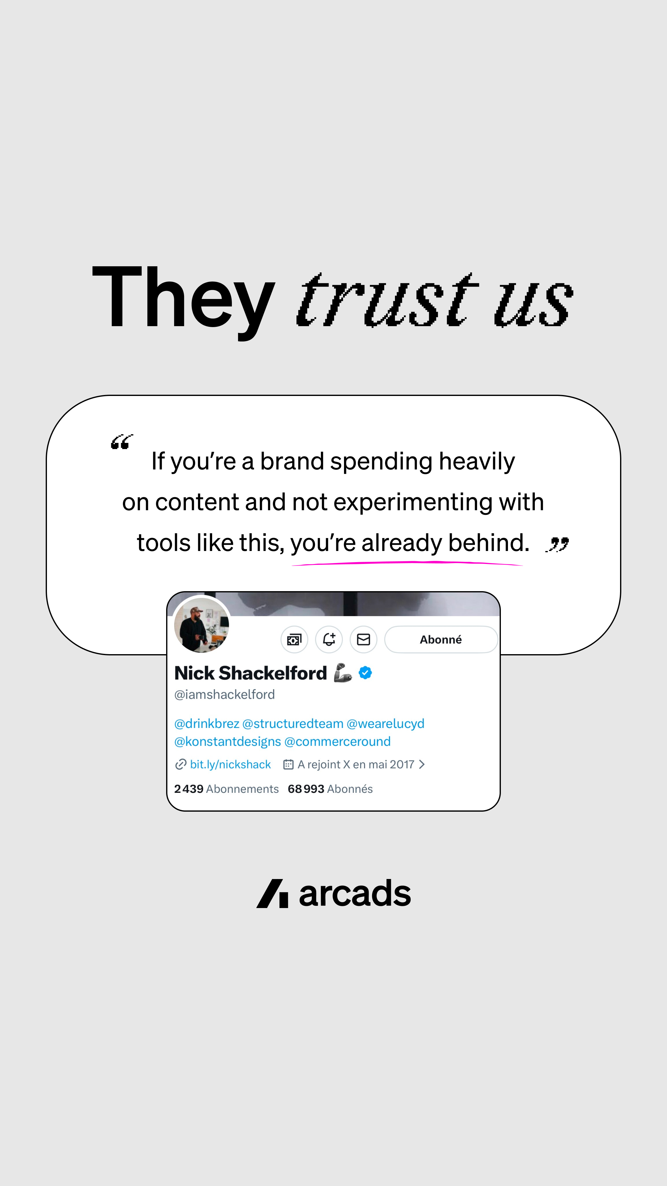 Arcads AI Facebook ad