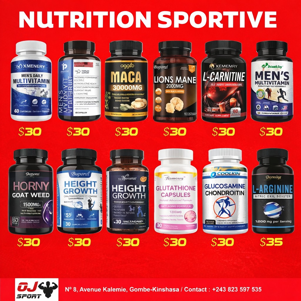 OJ Sport Facebook ad: De retour chez OJ Sport, Des compléments puissants…