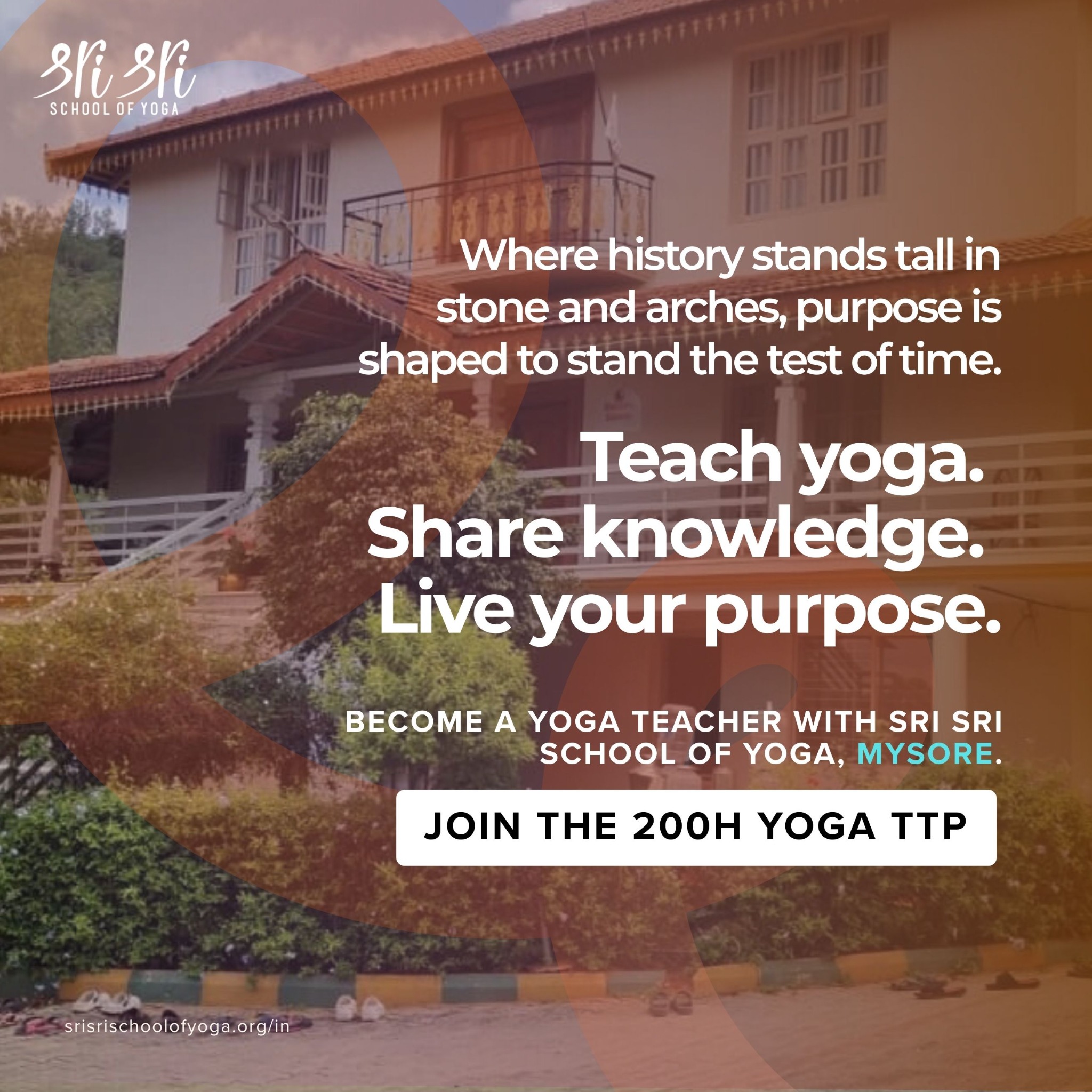 Sri Sri School of Yoga - Yoga Teacher Training Facebook ad