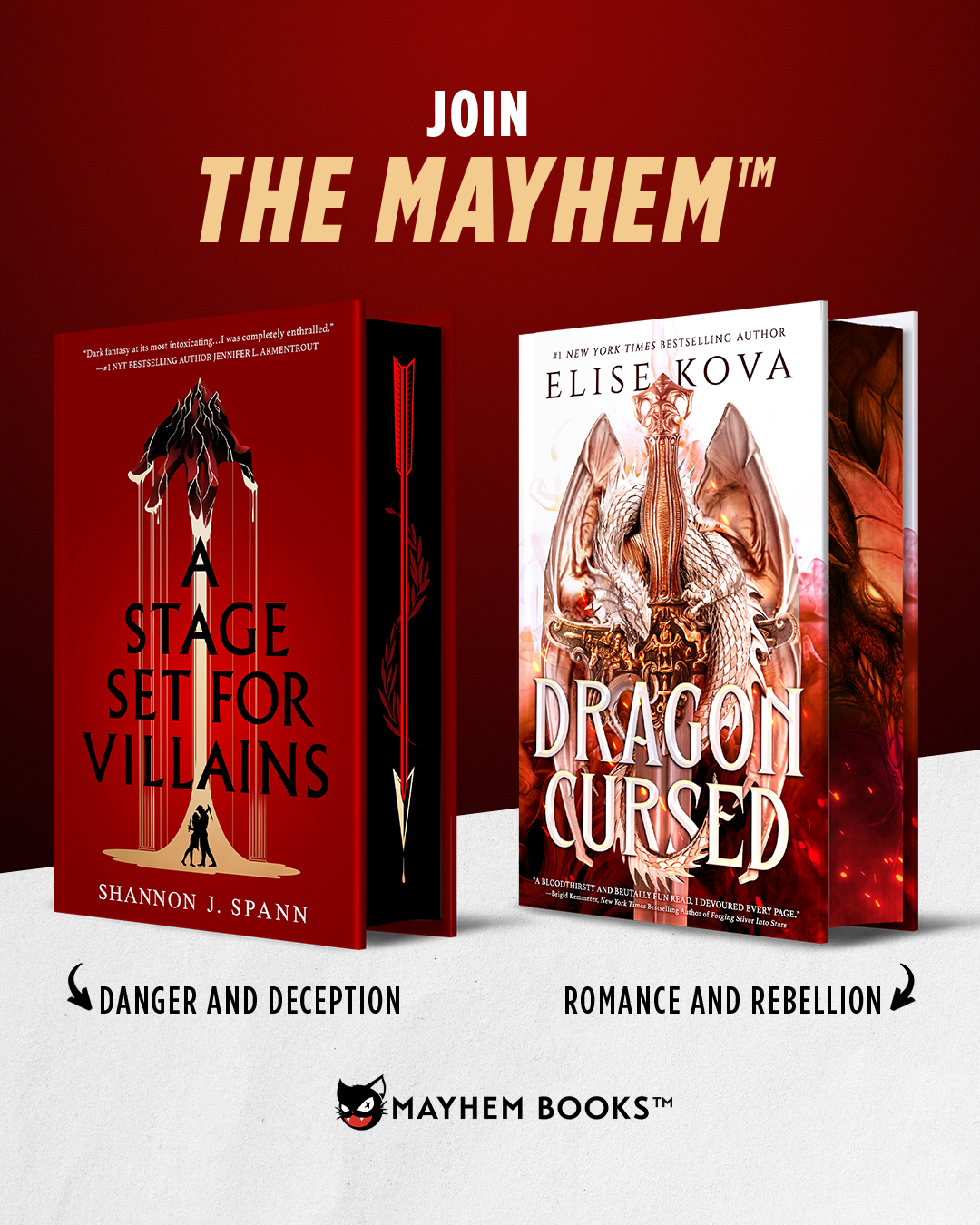 Entangled Teen Facebook ad: Join the MAYHEM!