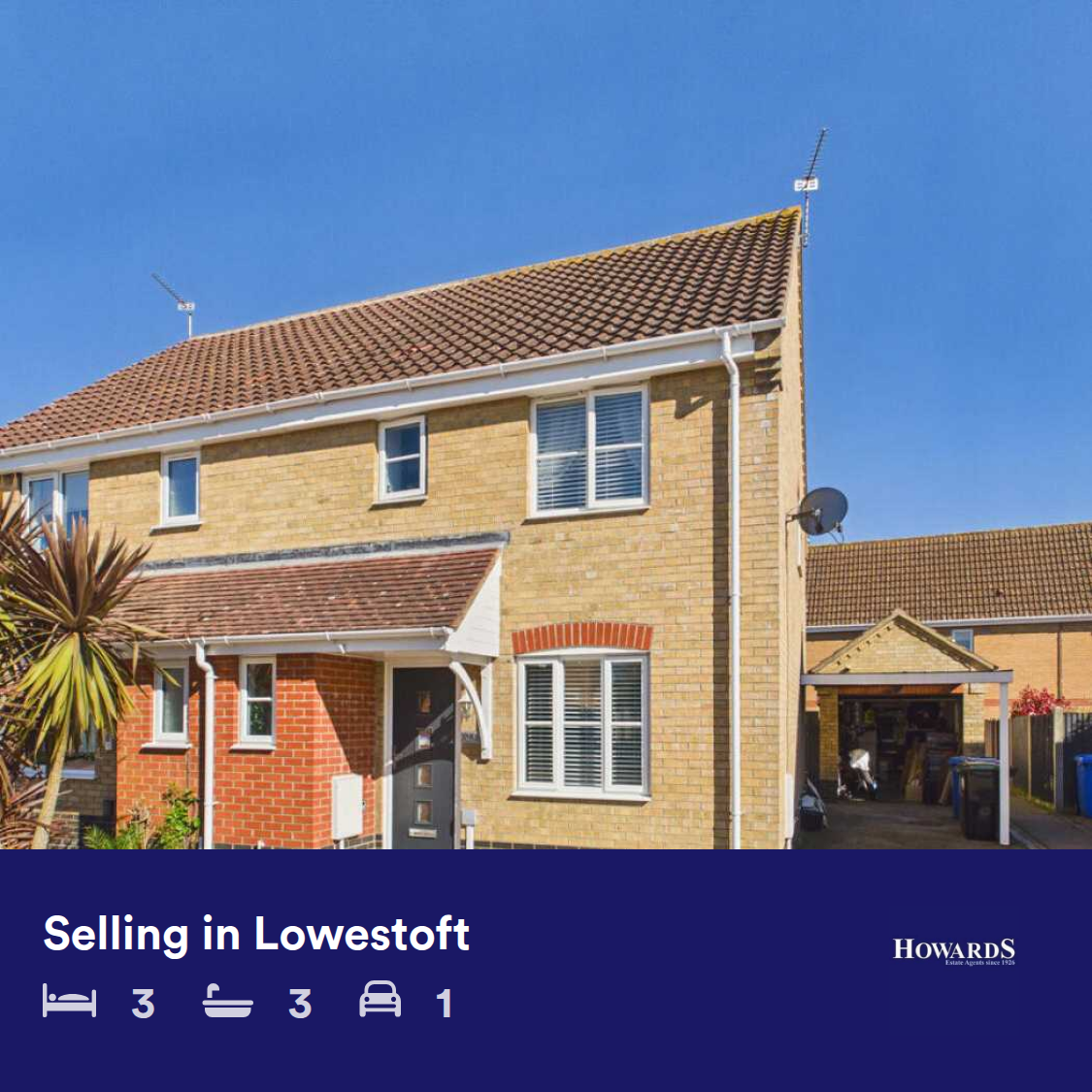 Howards Estate Agents Lowestoft Facebook ad