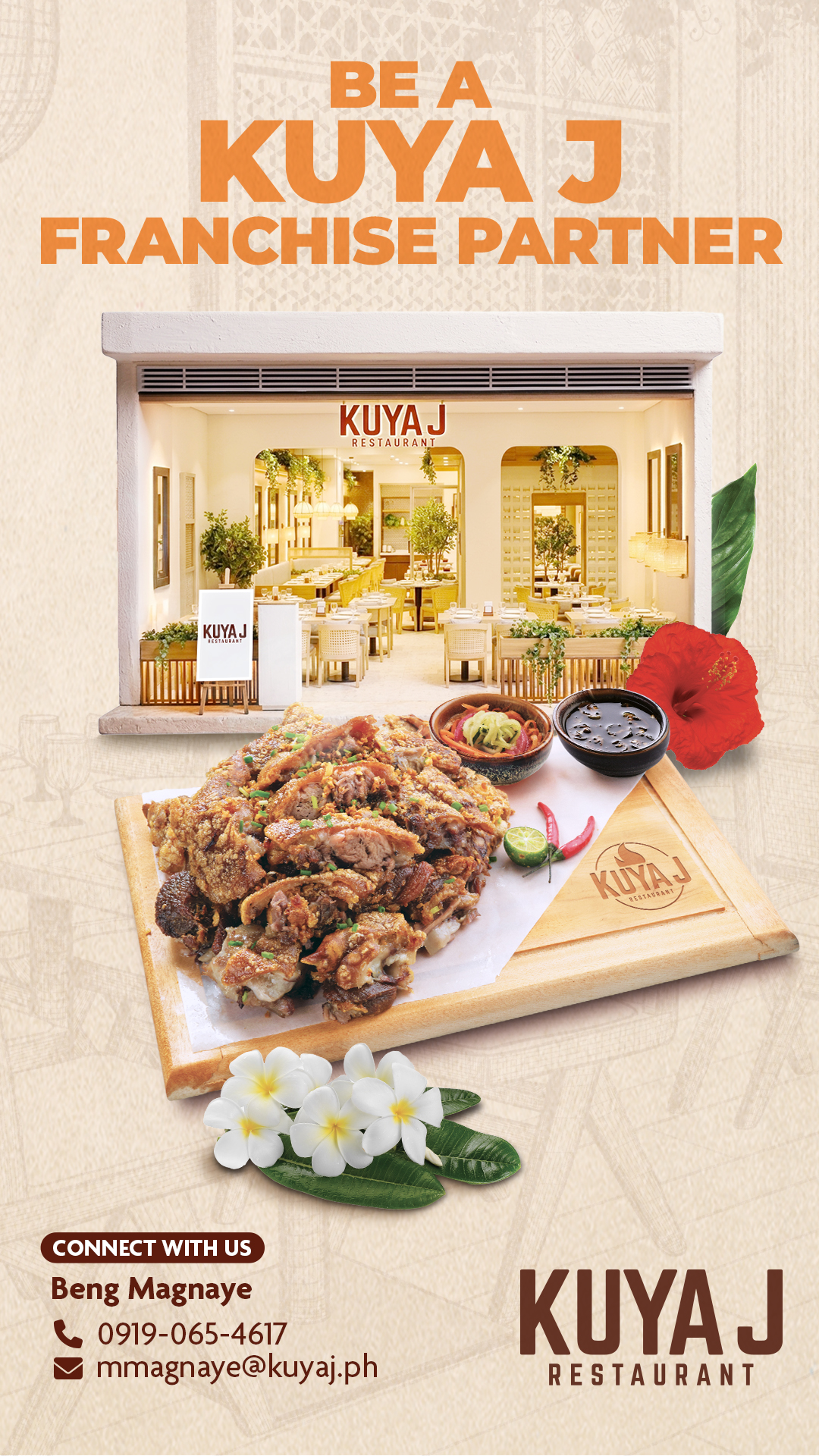 Kuya J Restaurant Facebook ad