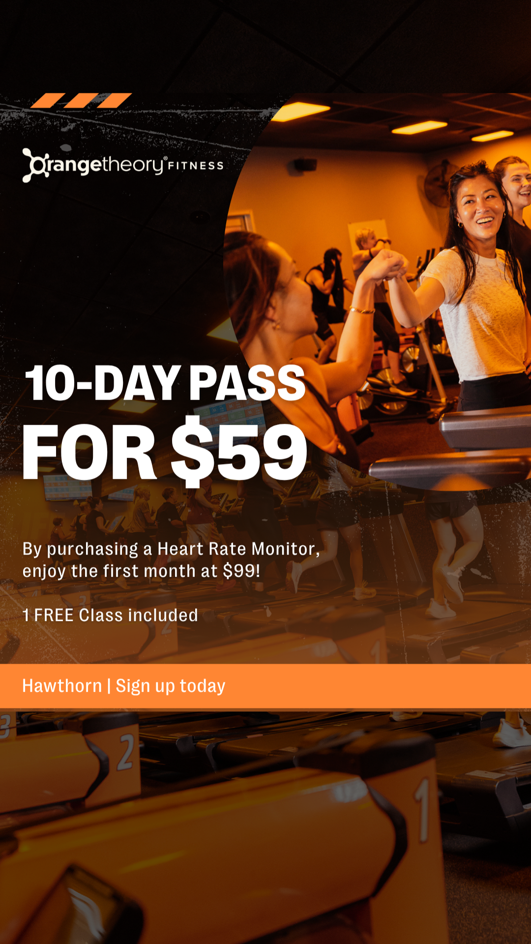 Orangetheory Fitness Hawthorn Facebook ad from Jun 26, 2026