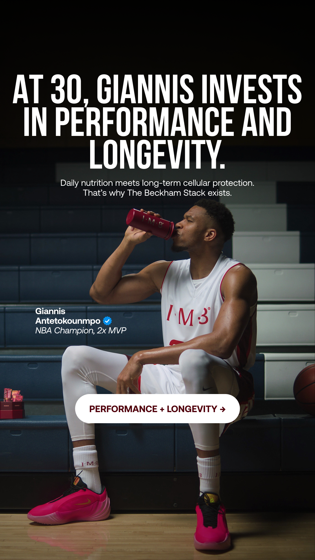 Giannis Antetokounmpo Facebook ad