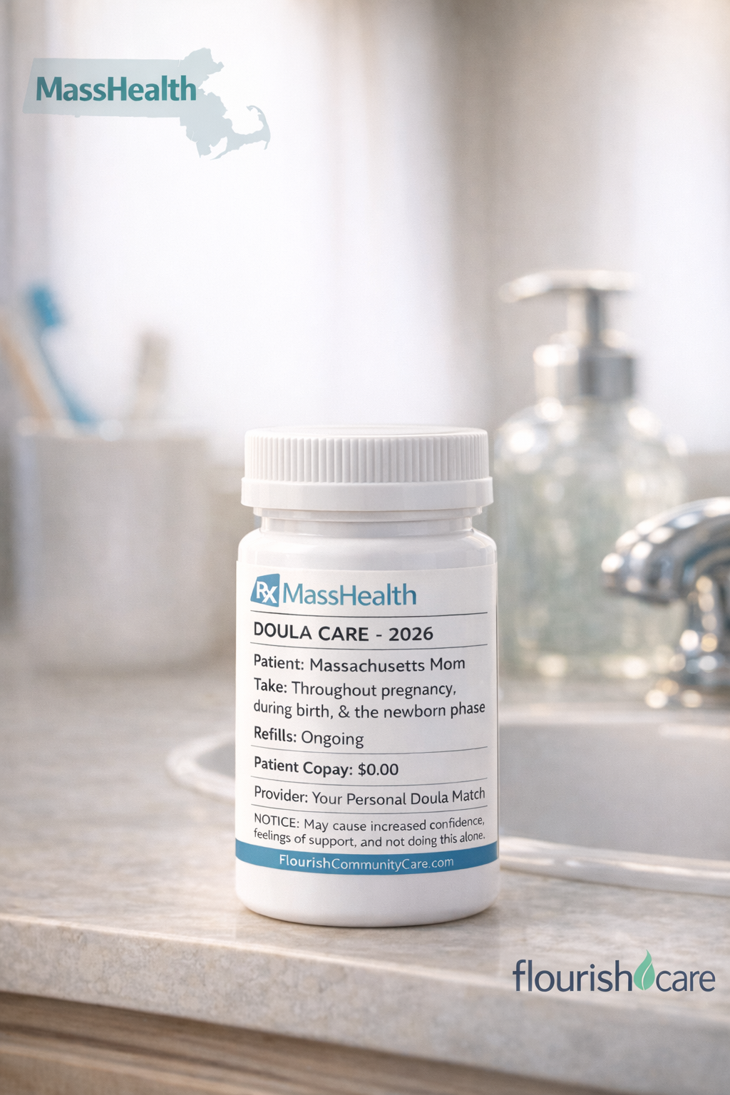 Flourish Care Facebook ad