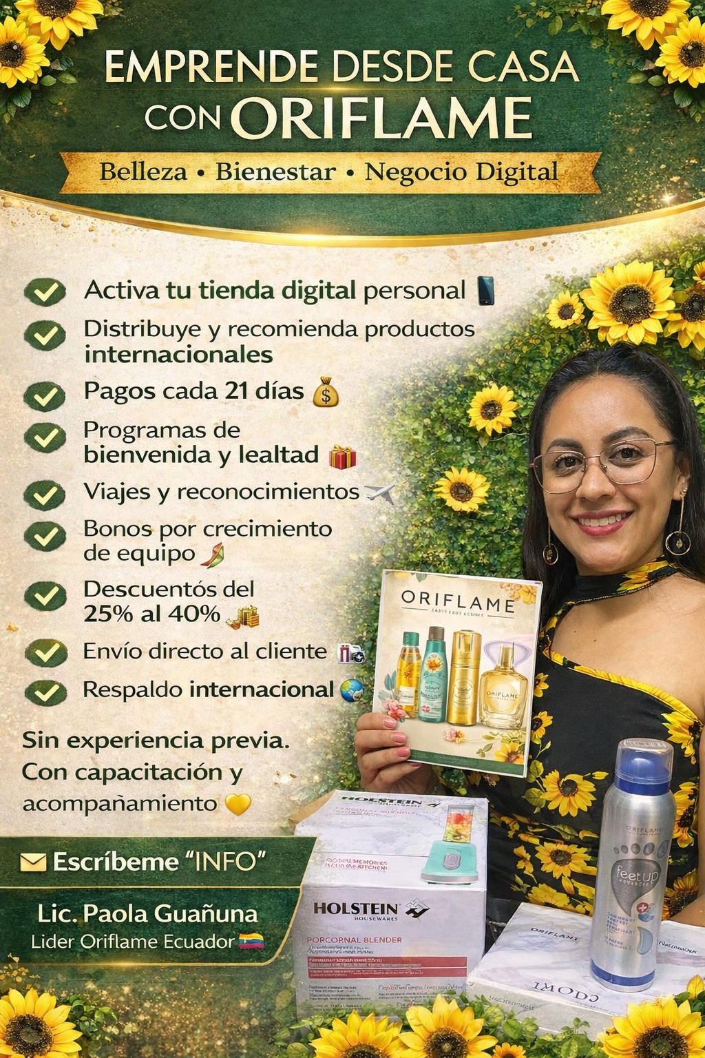 pao.guanuna Facebook ad: Emprende desde casa con el respaldo de una…
