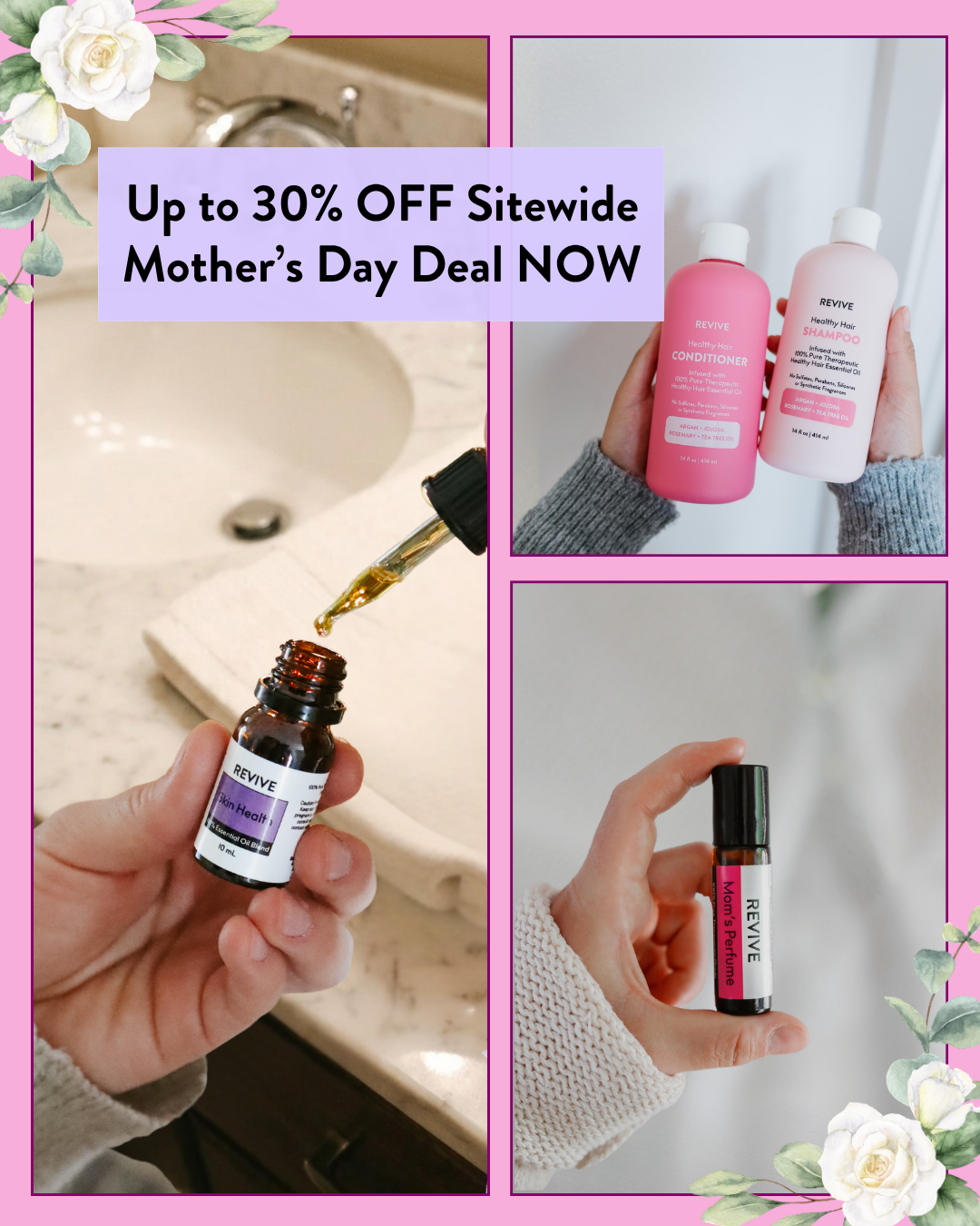 Revive Essential Oils Facebook ad