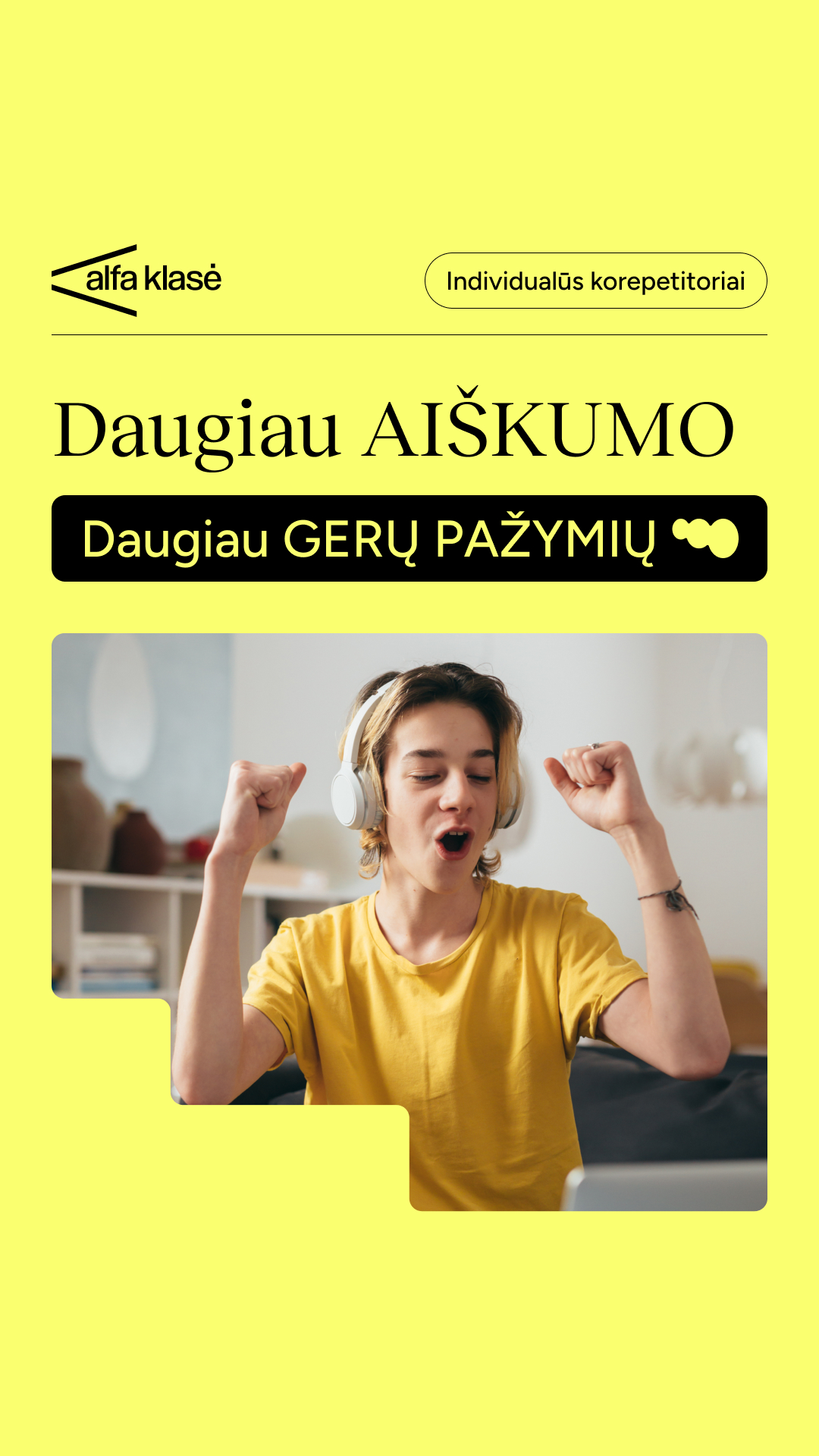 Alfa Klasė Facebook ad