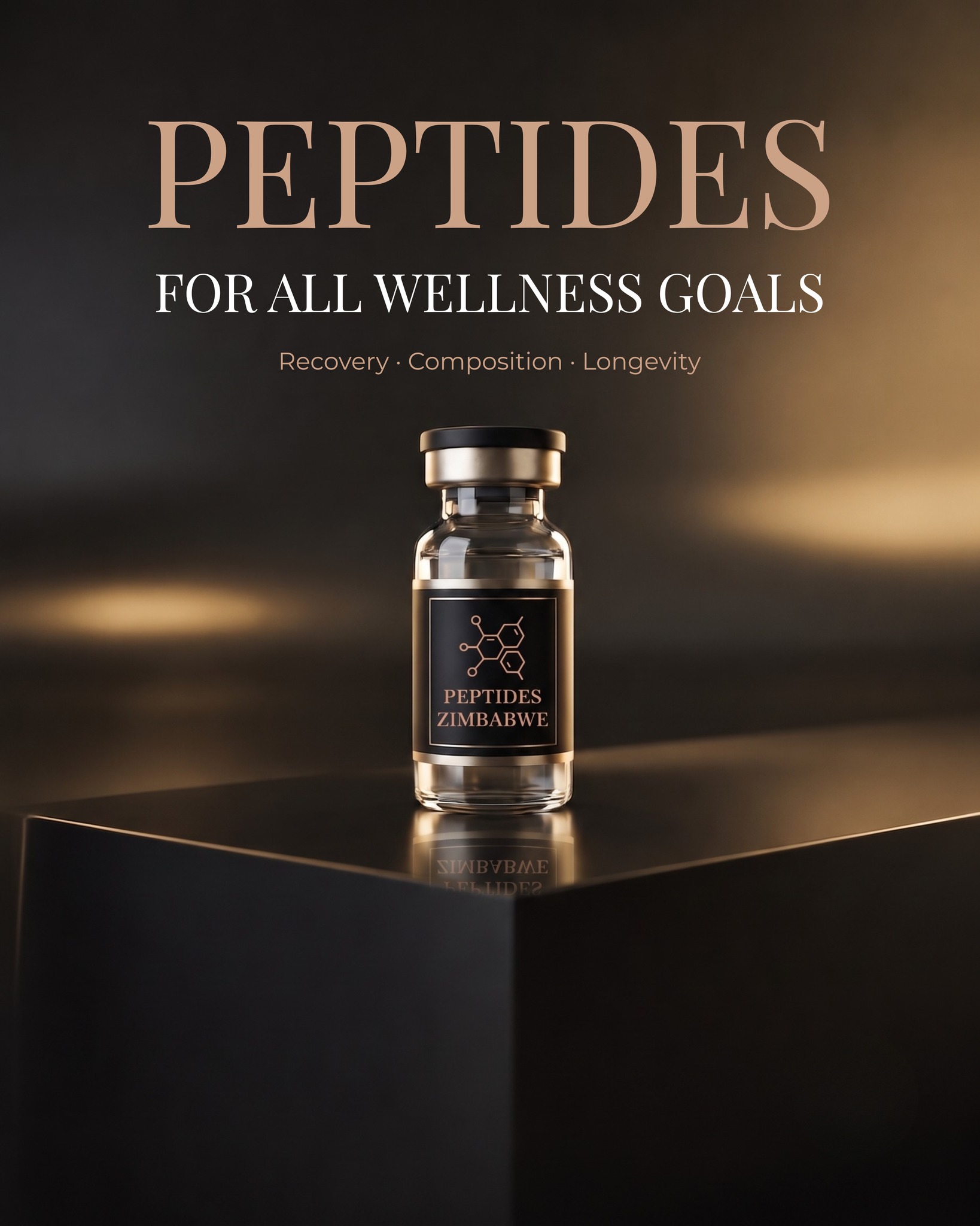 Peptides Zimbabwe Facebook ad: Message us to start your consultation