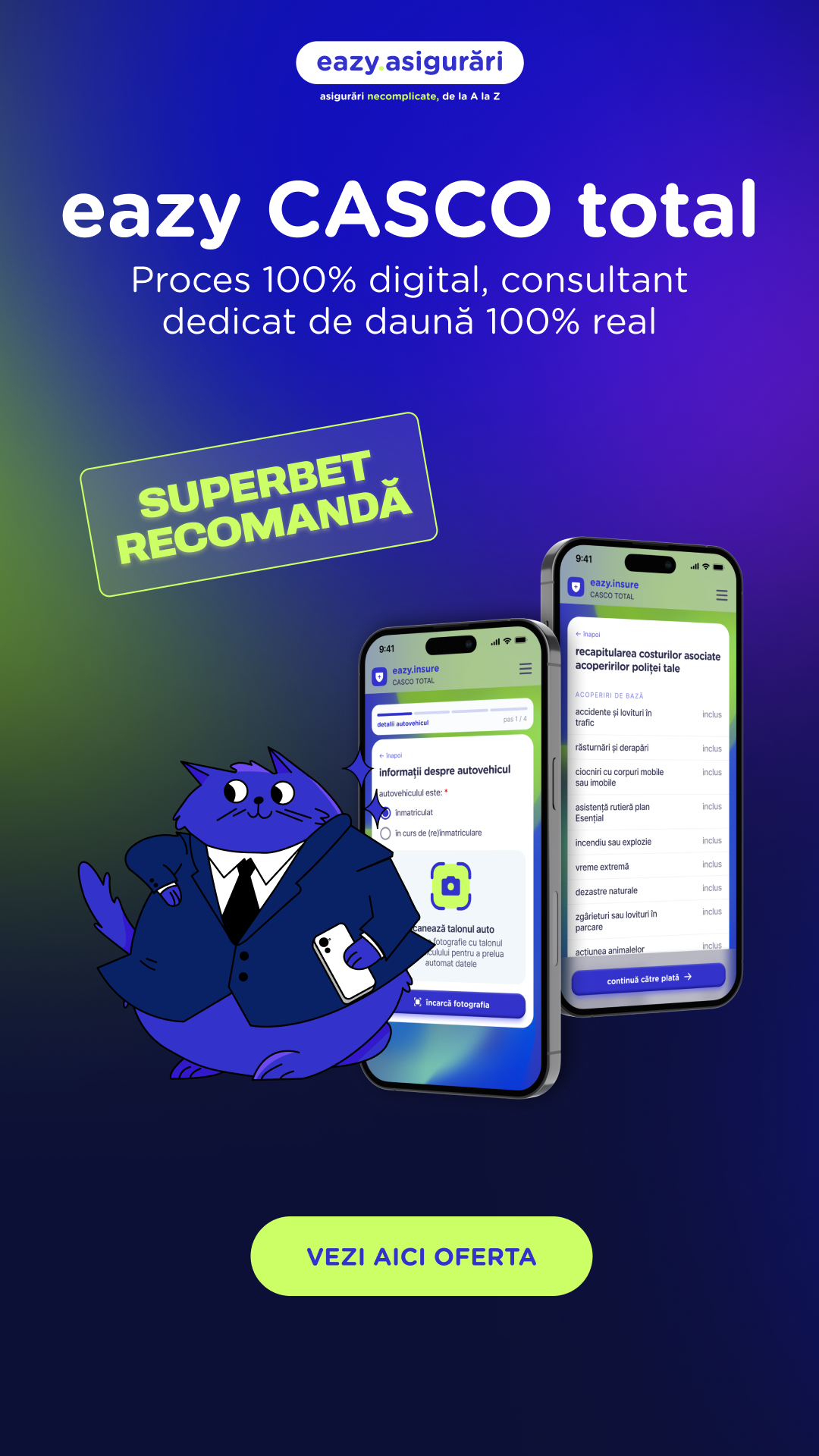 Eazy Asigurări Facebook ad from Apr 24, 2026