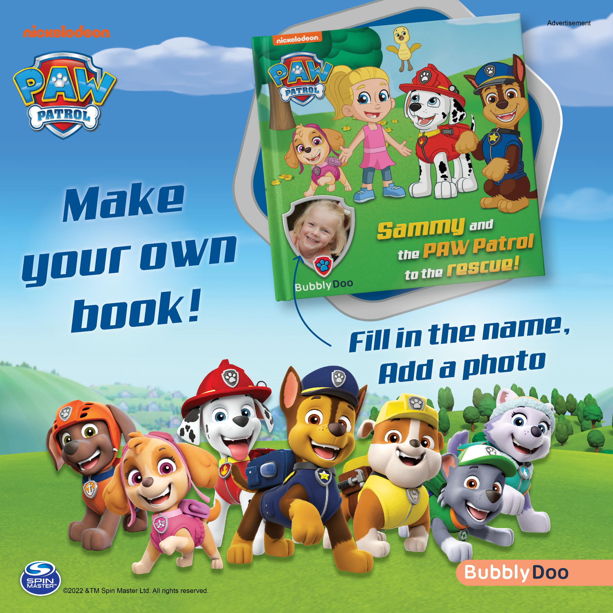 BubblyDoo Books Facebook ad