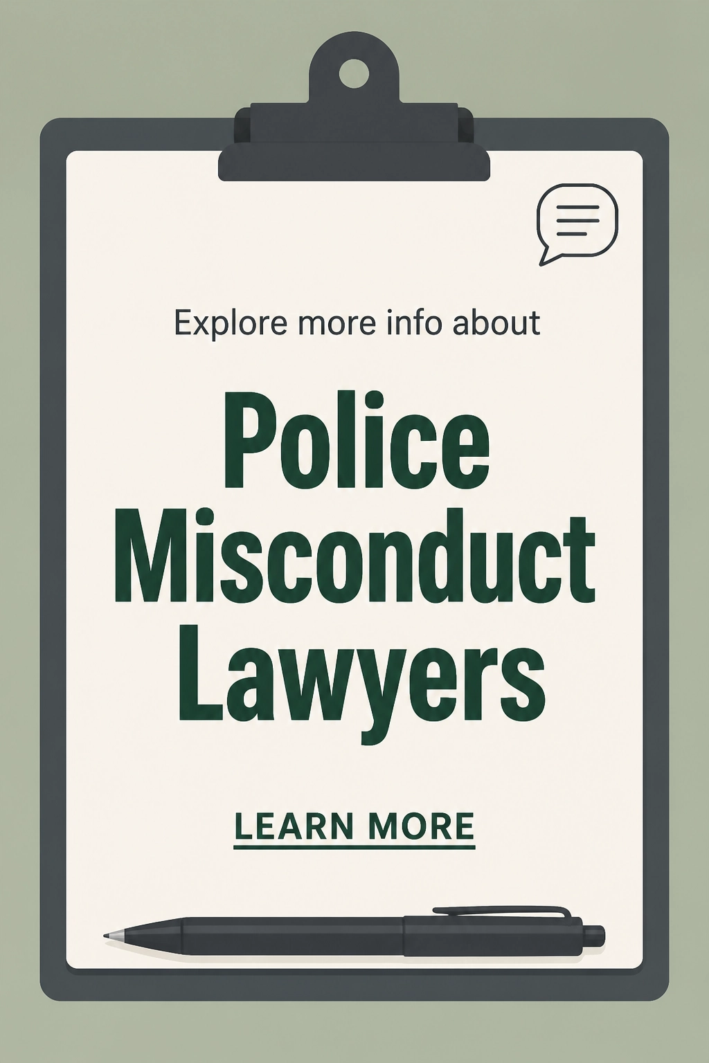 The Daily Advisor Facebook ad: Find details about Police Misconduct Lawyers