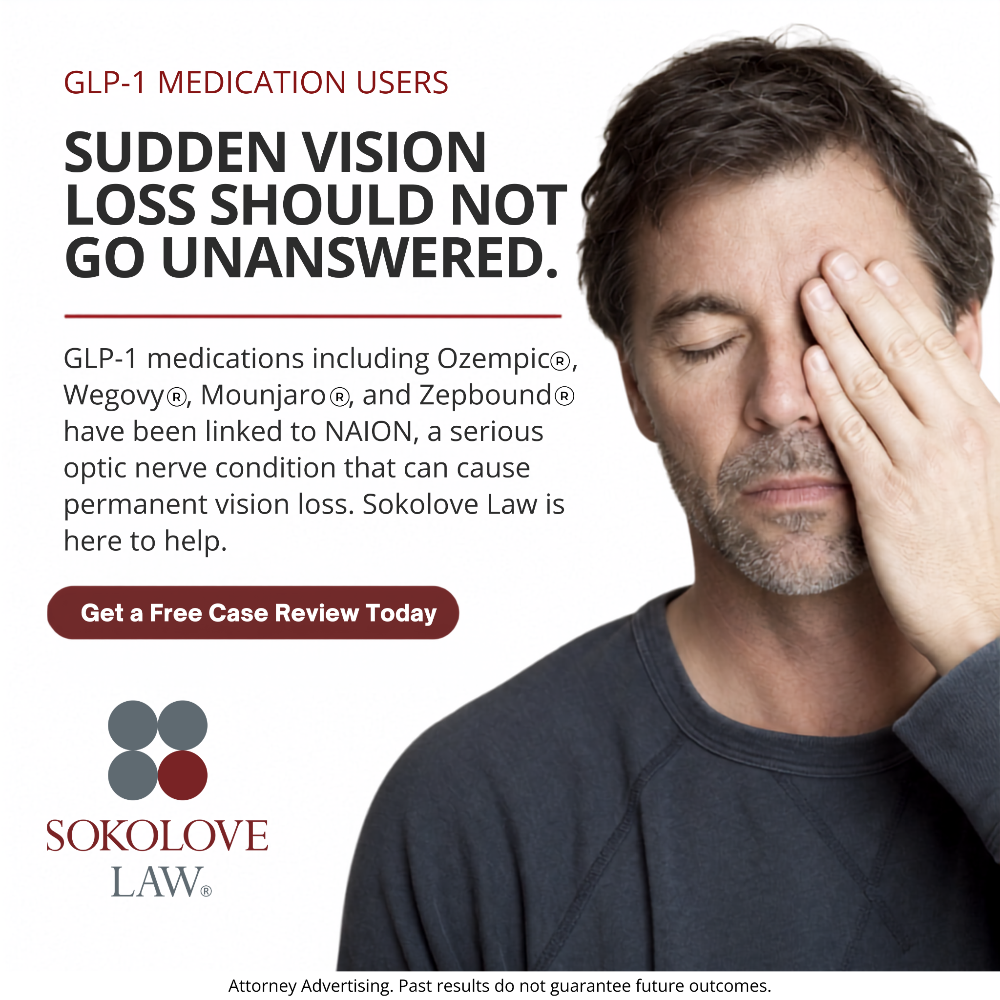 Sokolove Law Facebook ad