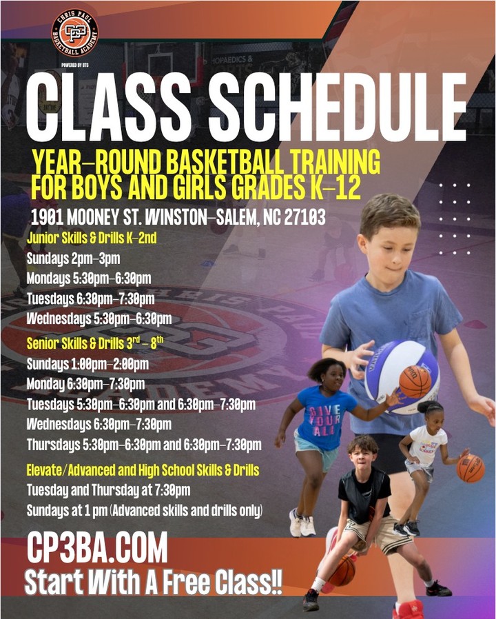 CP3 Basketball Academy Facebook ad