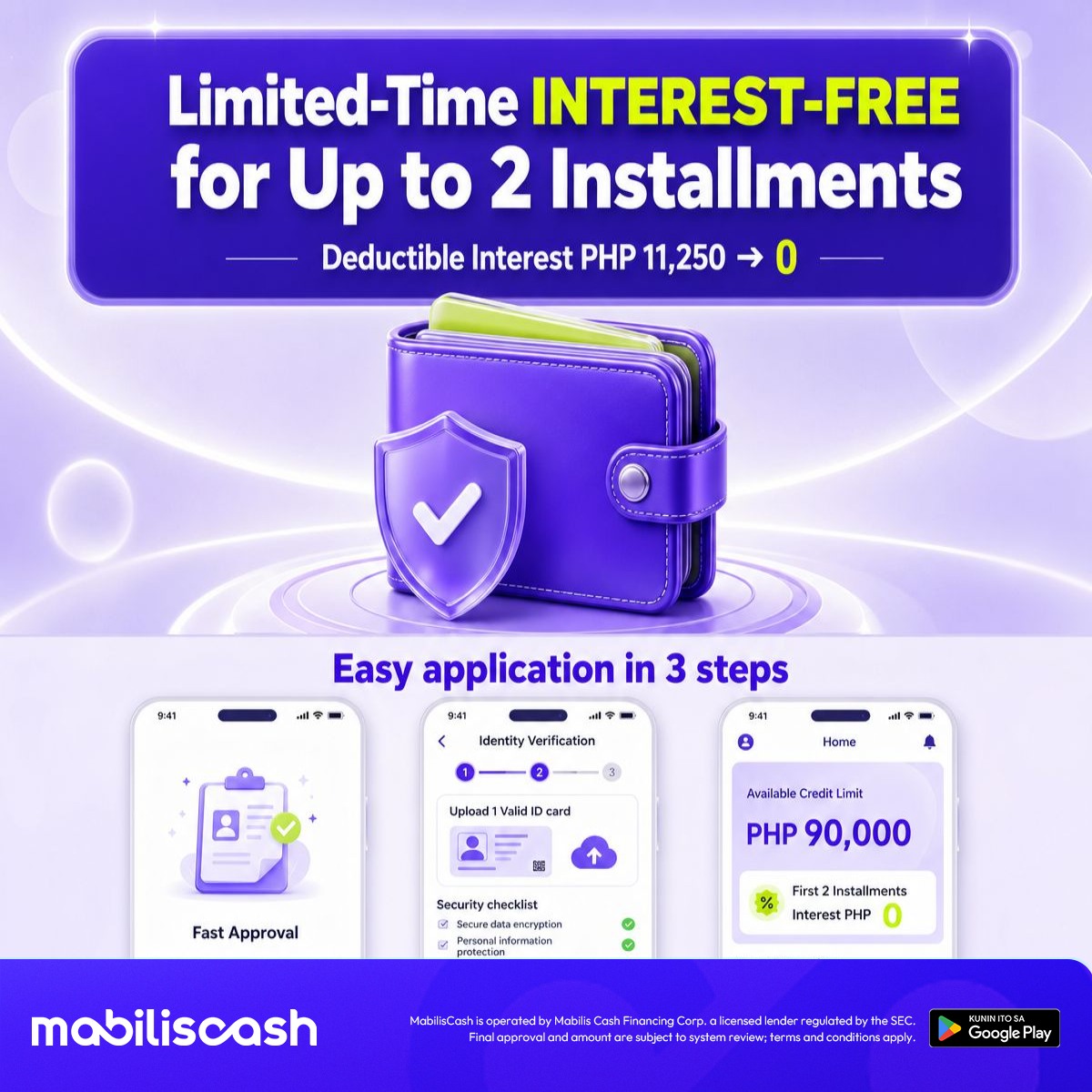Mabilis Cash.ph—online loan Facebook ad