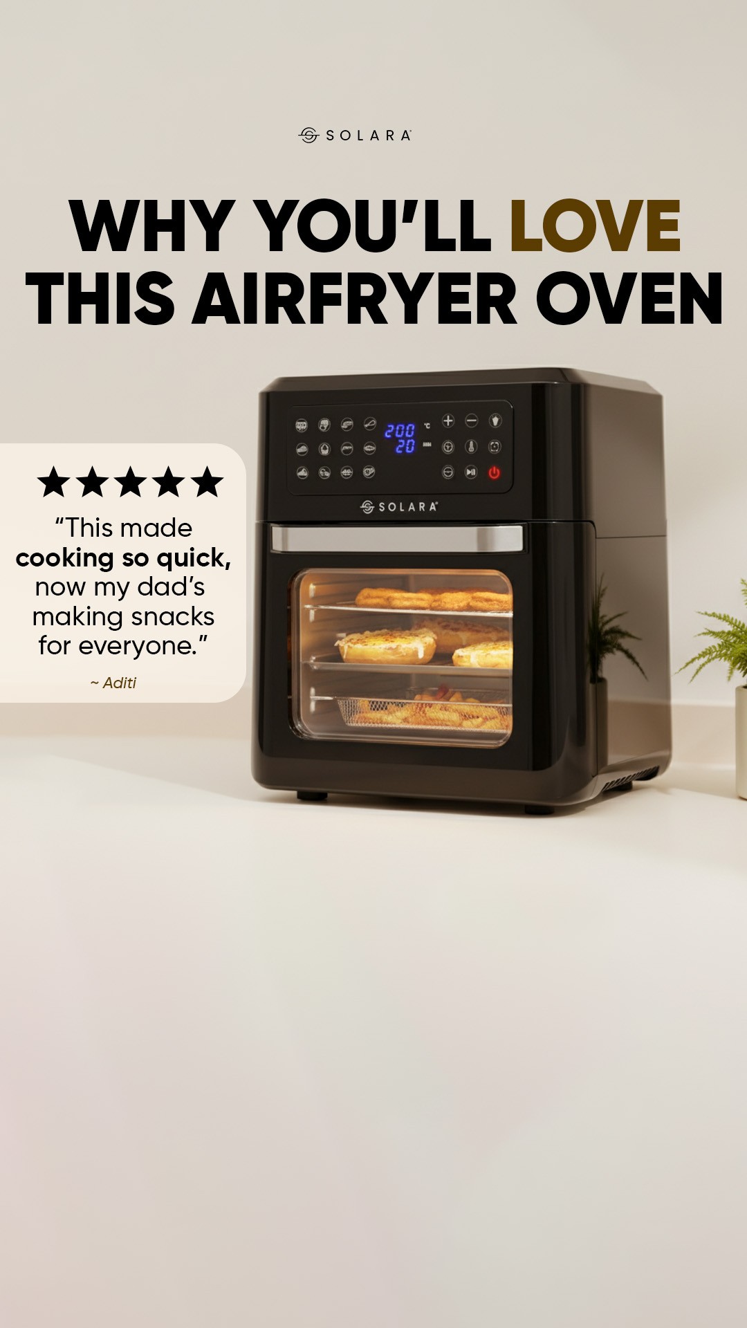 Solara Home Facebook ad
