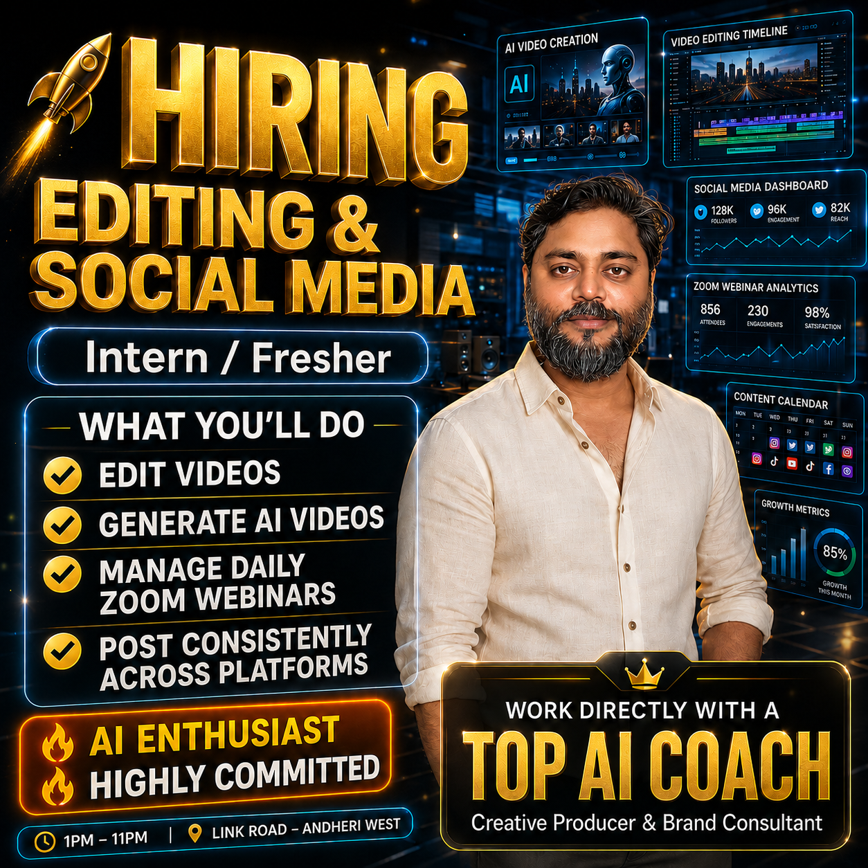 Nitin Andey Facebook ad