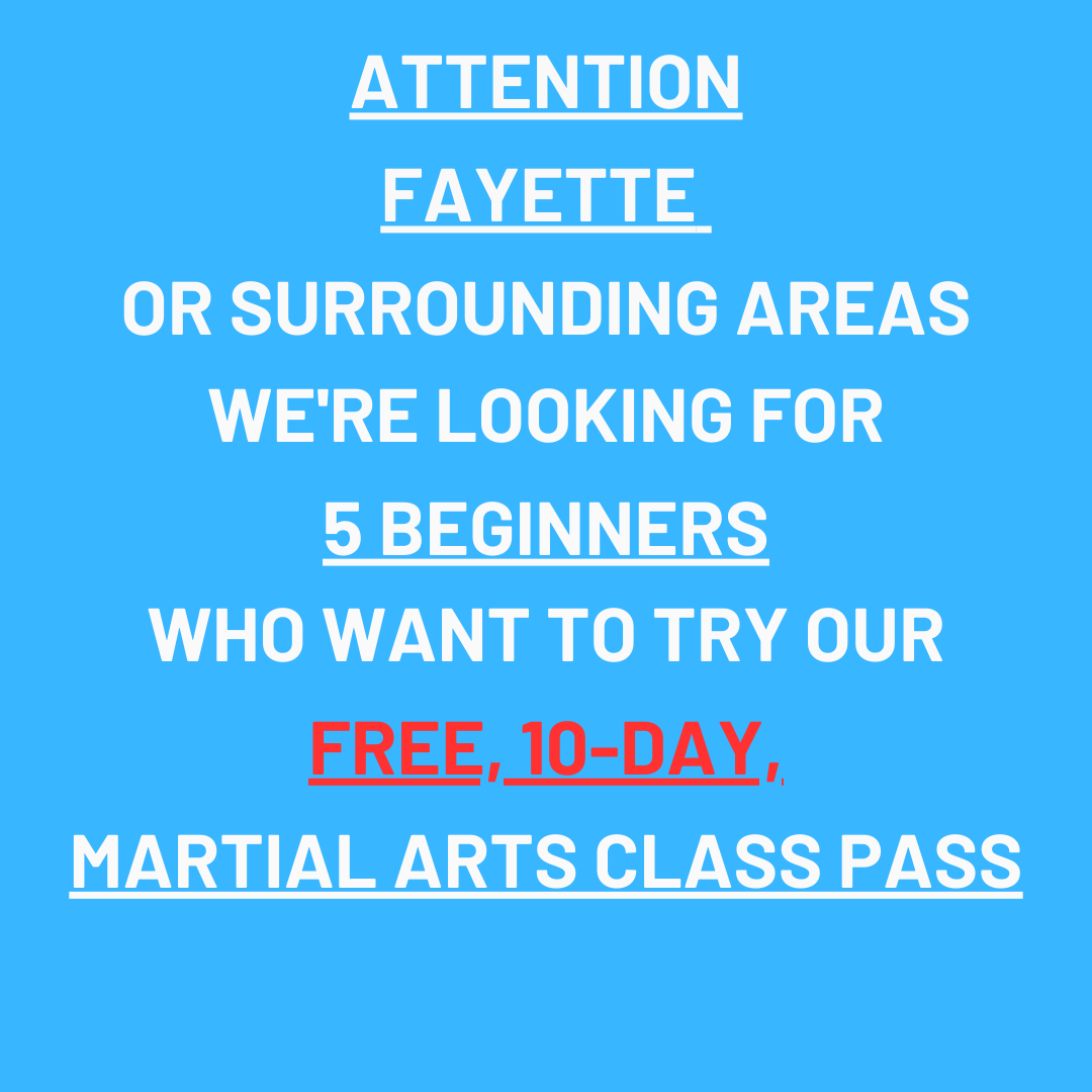 Eaves Karate - Fayette Facebook ad