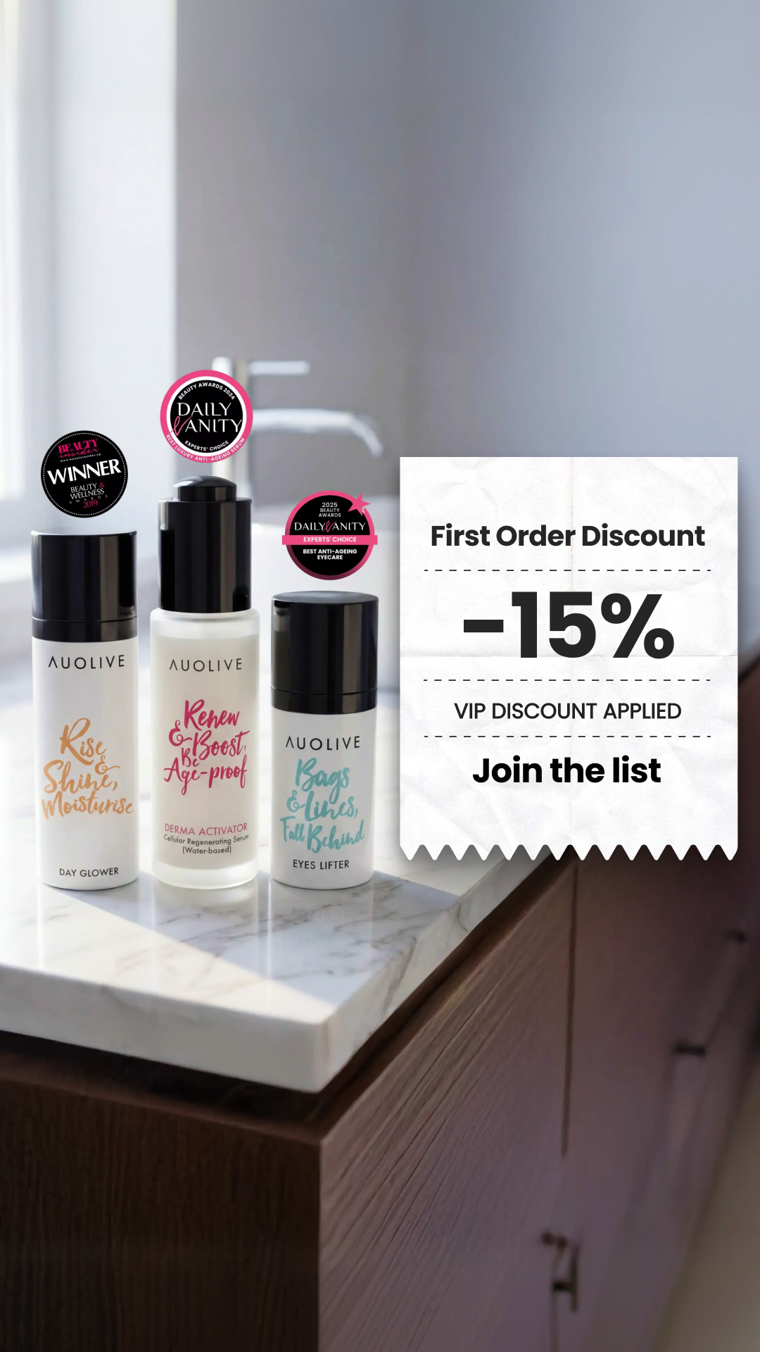 Auolive Facebook ad