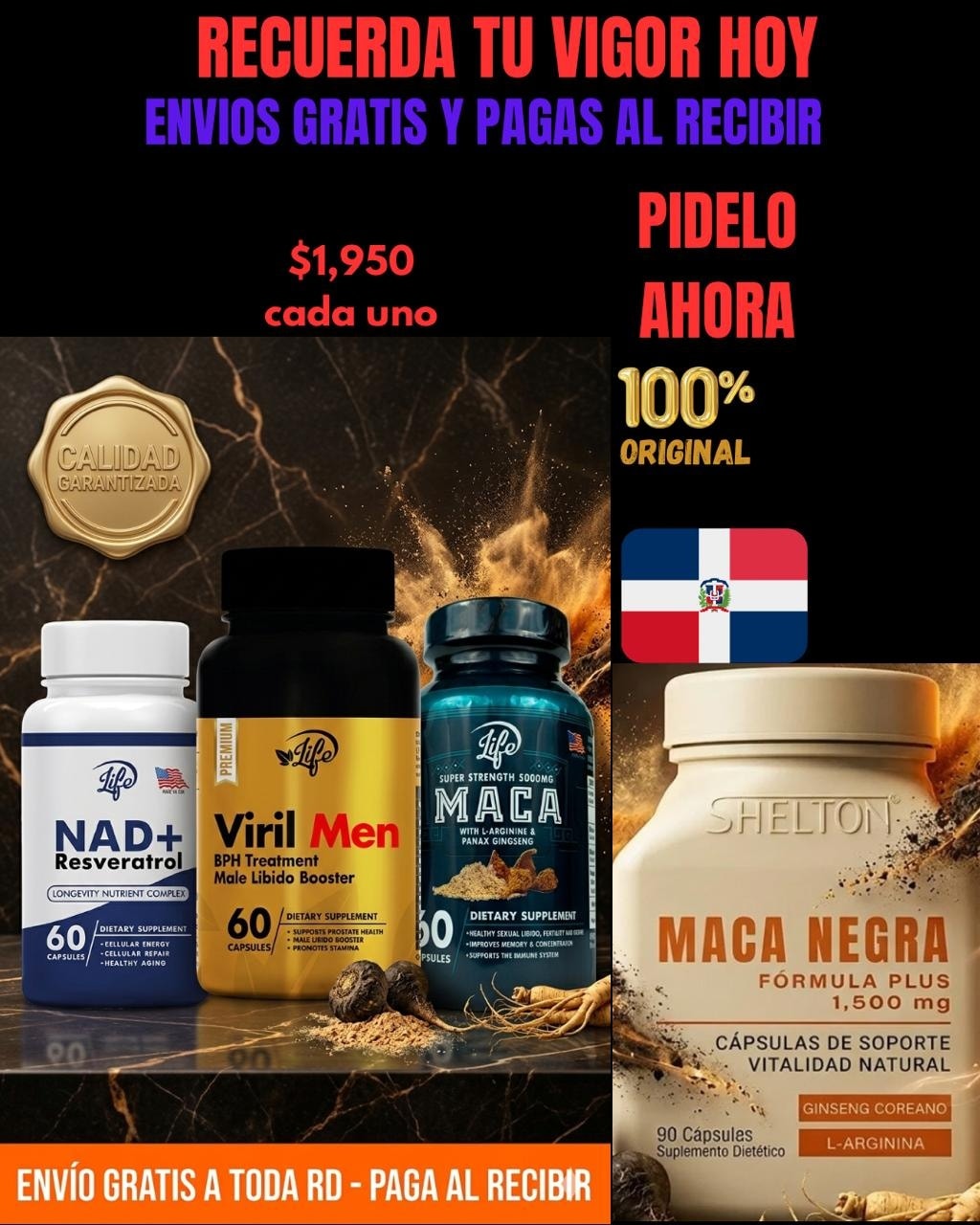 vitalidad Facebook ad: ¡RECUPERA TU VIGOR HOY MISMO!