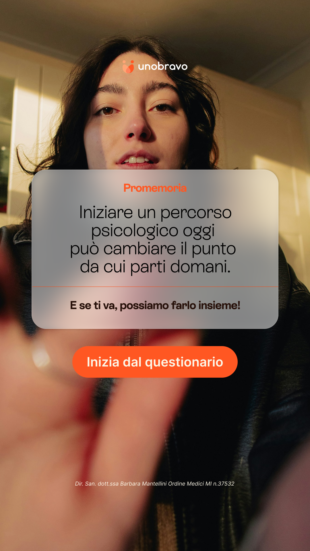 Unobravo Facebook ad