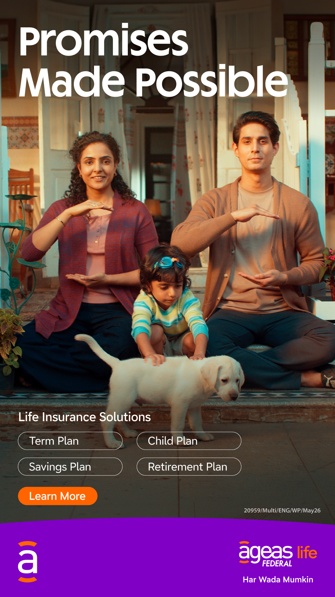 Ageas Federal Life Insurance Facebook ad from Jun 9, 2026