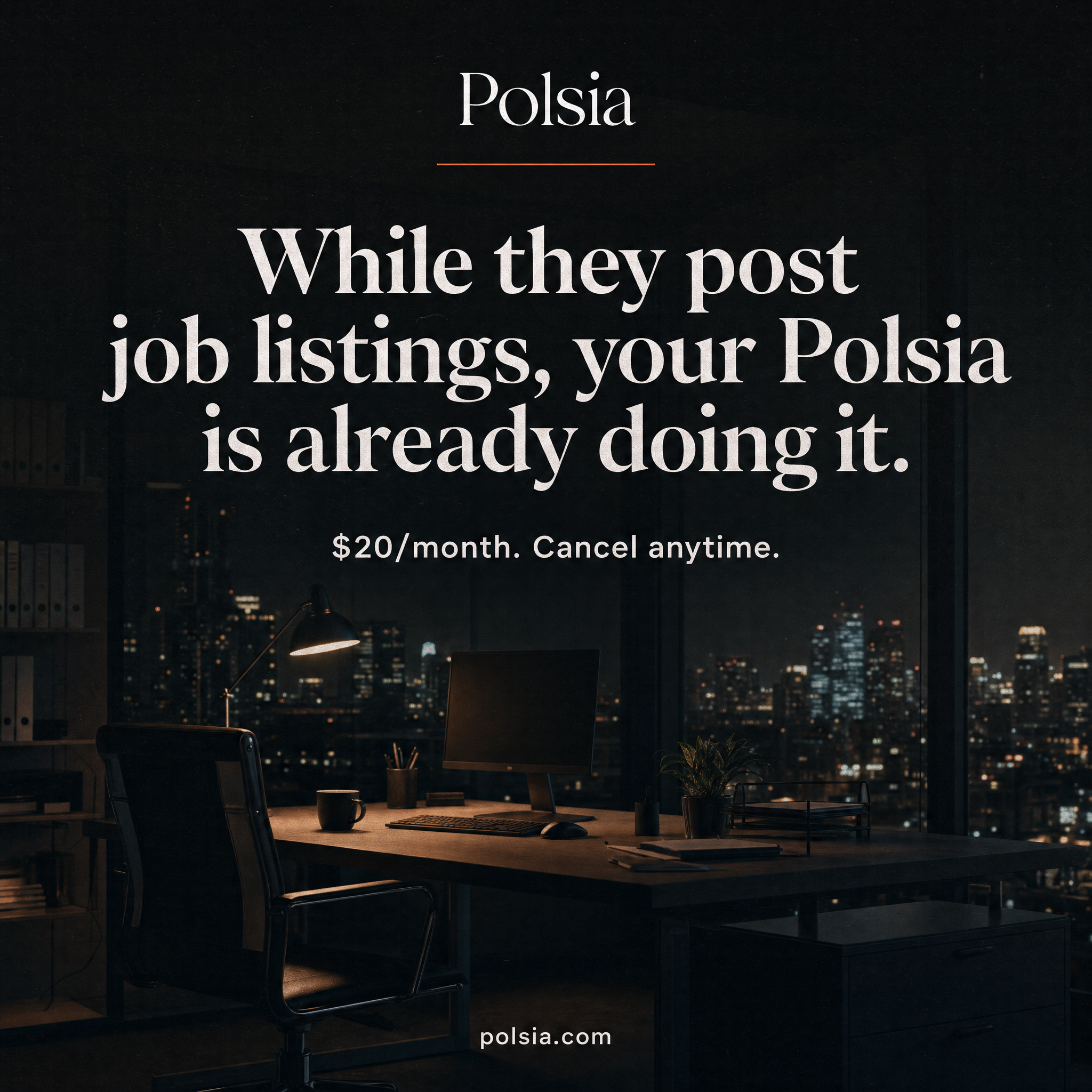 Polsia AI Facebook ad