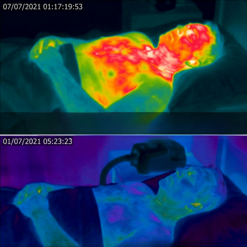 Modern Sleep Journal Facebook ad: Stop breathing at night? Read this