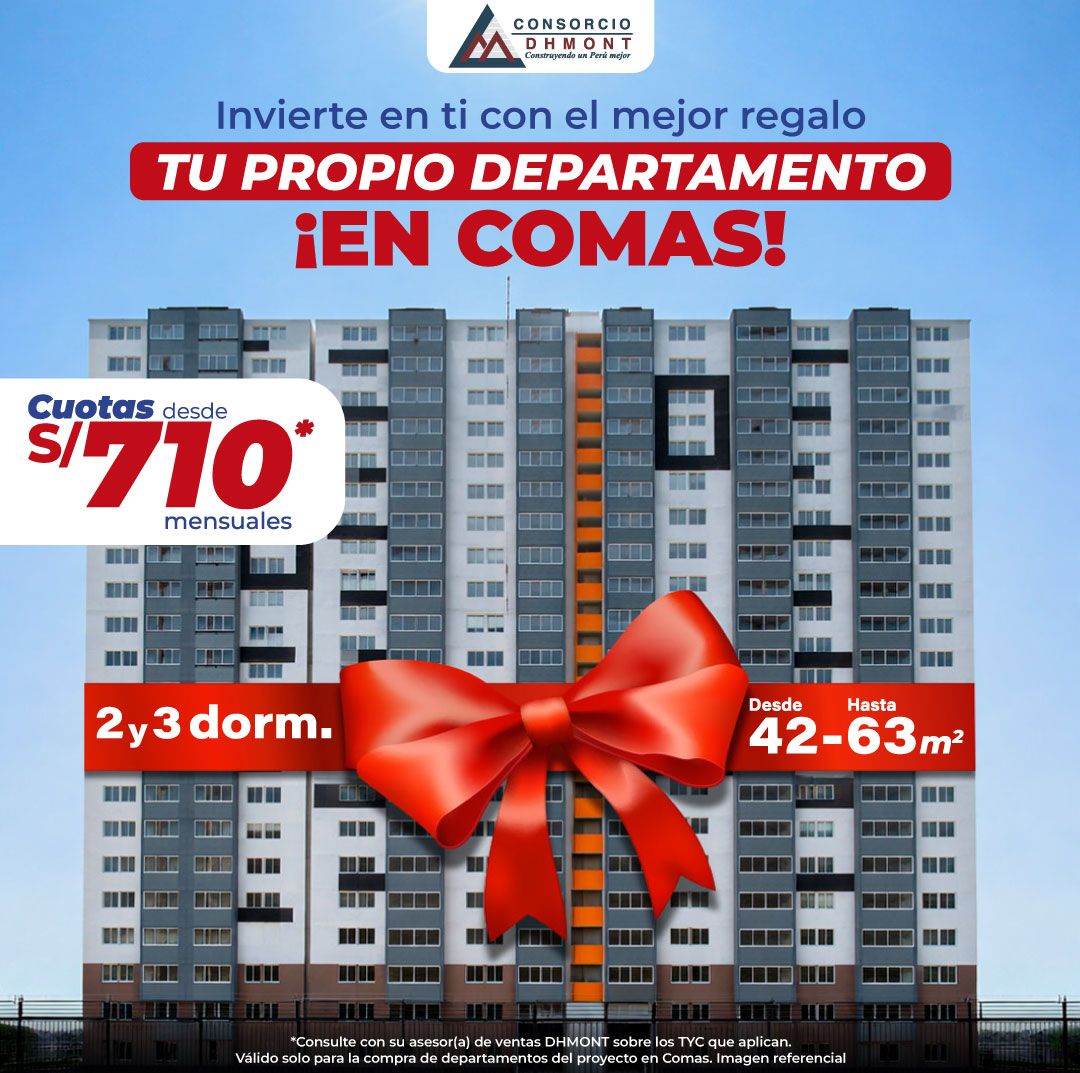 Inmobiliaria Dhmont Facebook ad: Invertir en ti es el mejor regalo que…