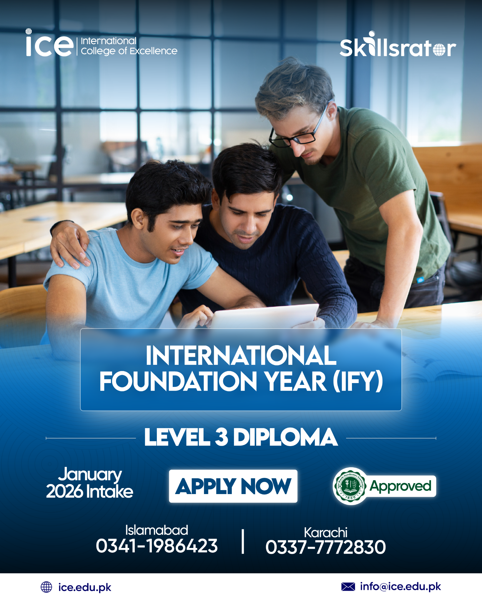 International College of Excellence - ICE Facebook ad