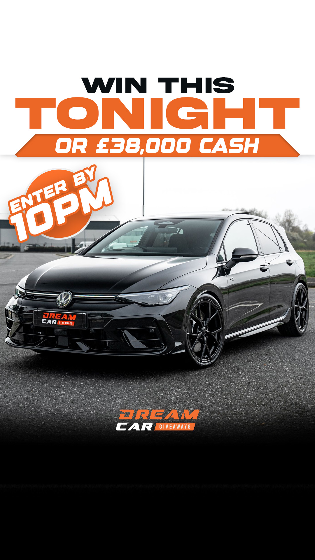 Dream Car Giveaways Facebook ad