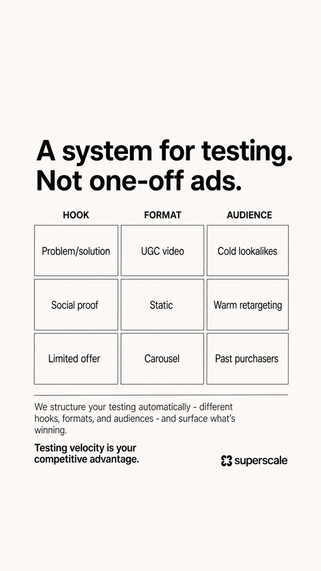Superscale AI Facebook ad