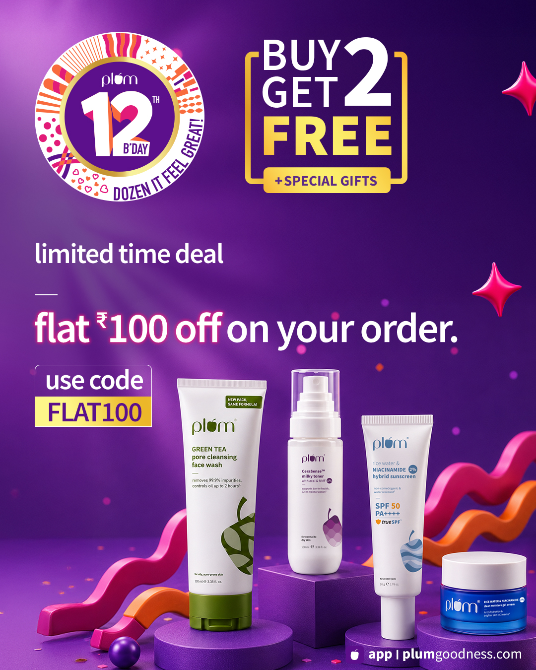 Plum Facebook ad