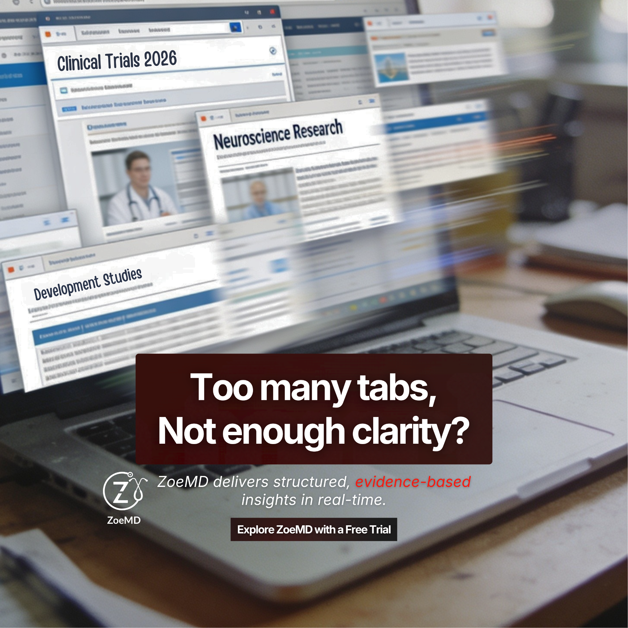 ZoeMD - Clinical Decision Support Facebook ad from May 5, 2026