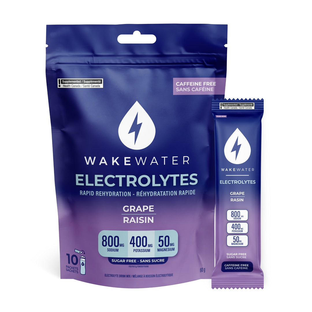 WakeWater Facebook ad: Meet WakeWater: Canada’s sugar-free, sweetener-free…