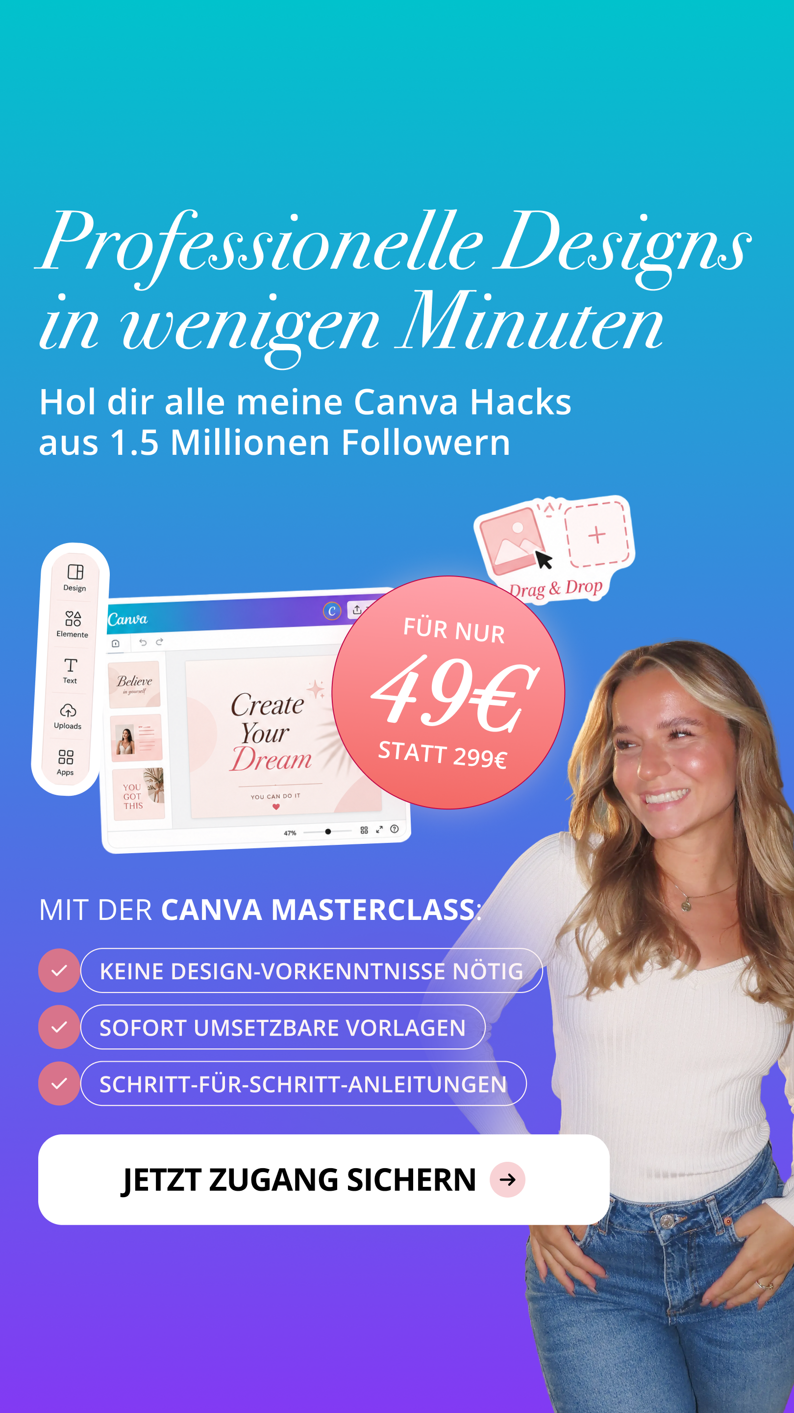 Alinas Creator Club Facebook ad