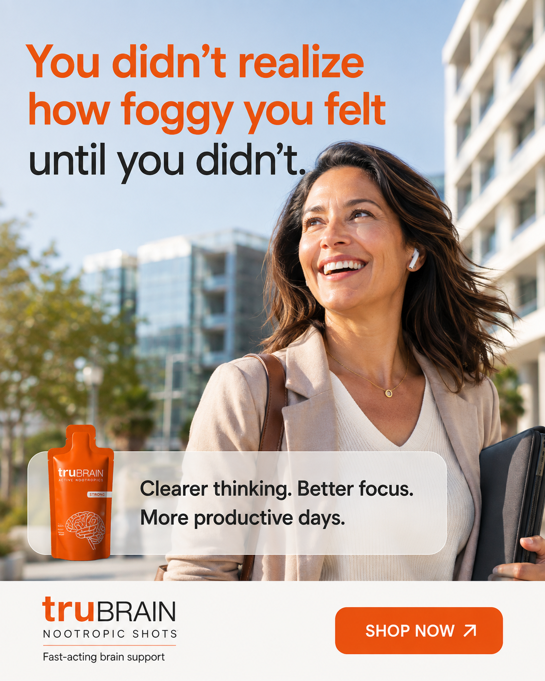 TruBrain Facebook ad